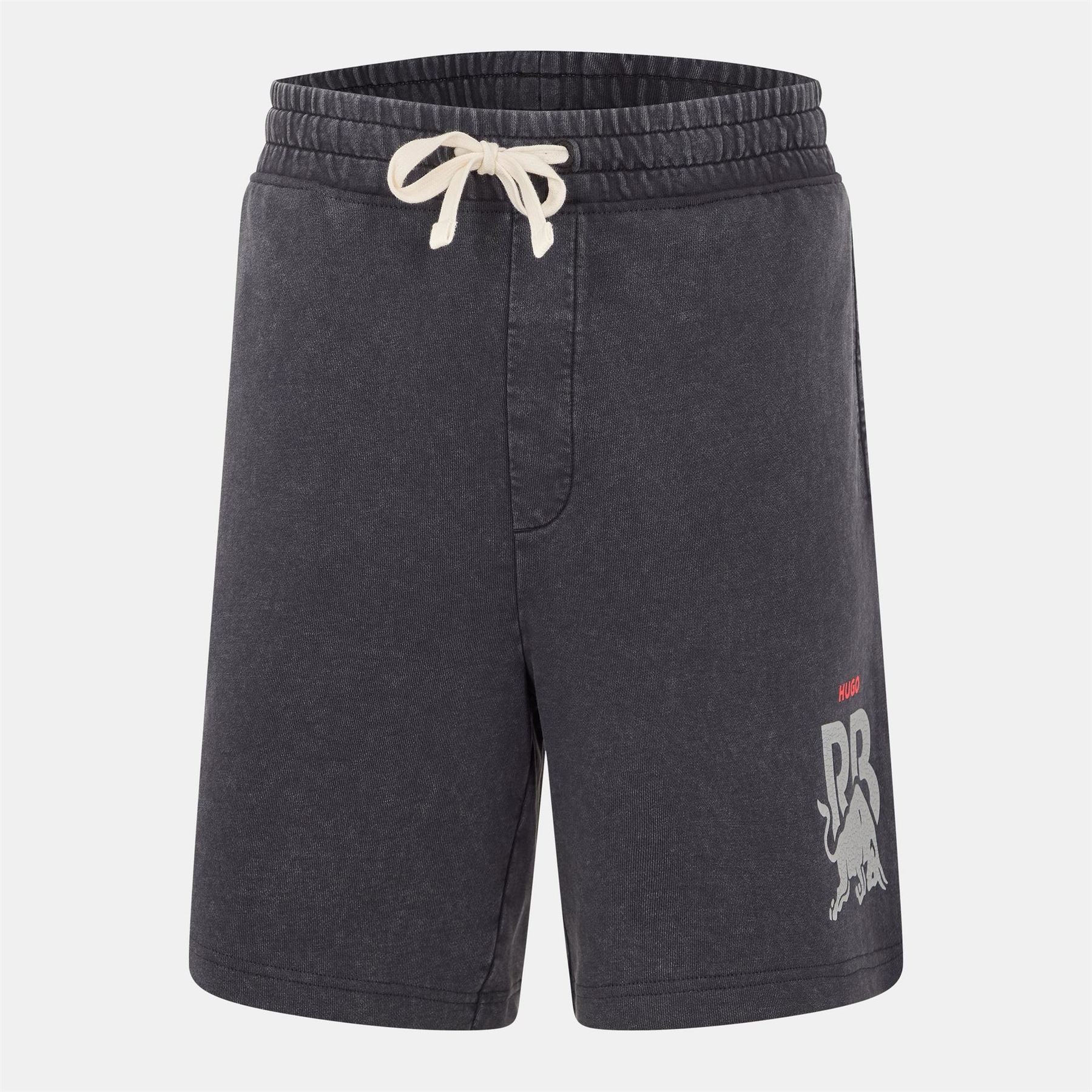 Hugo Solid Bermuda Sweat Shorts with Elasticated Waistband