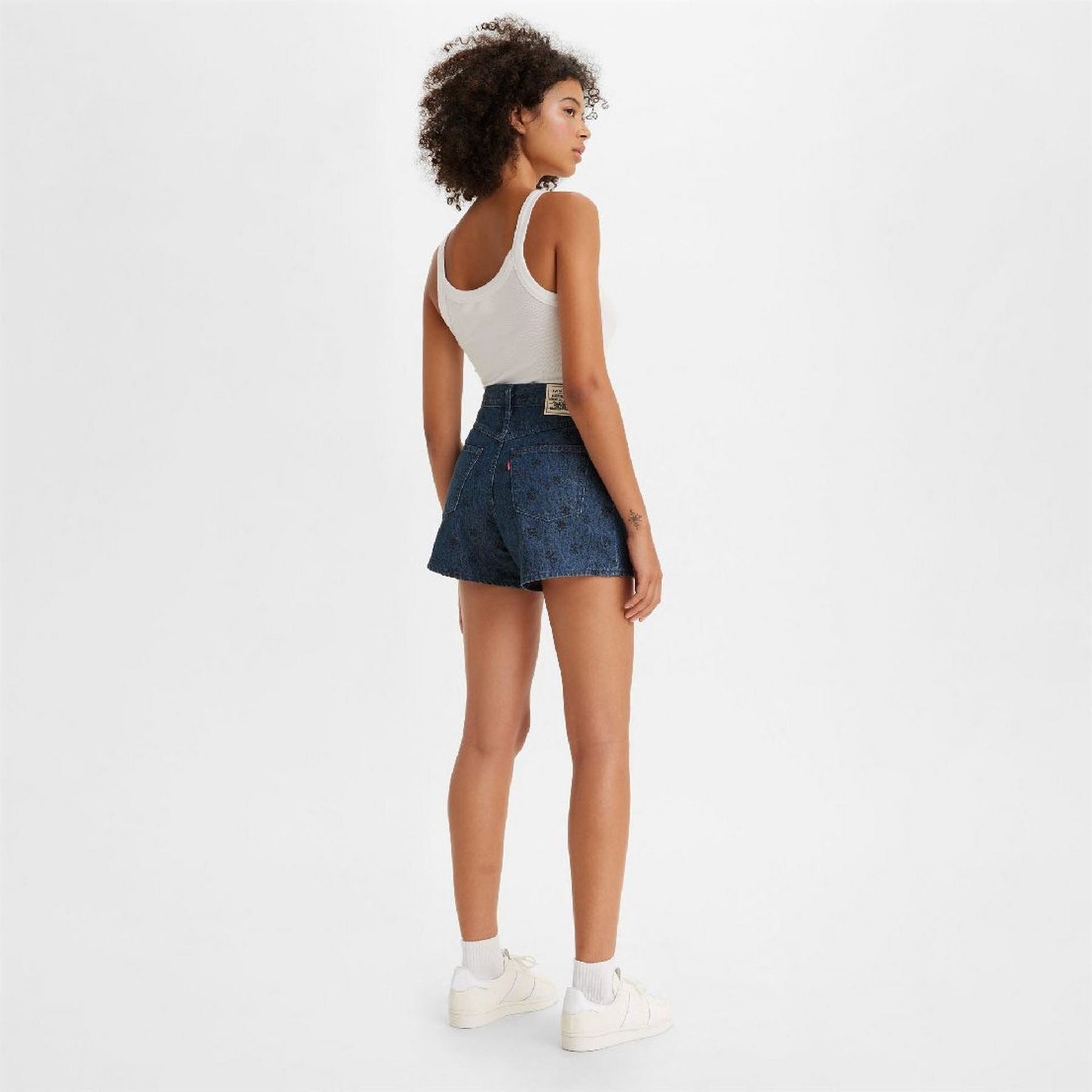 Levis Wellthread Mom Short Denim Shorts