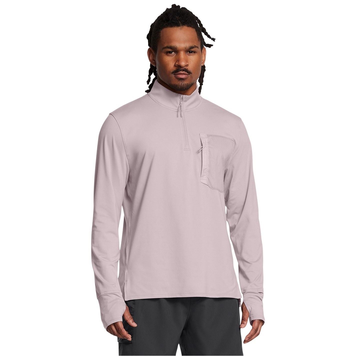 Under Armour Trail Zip Neck Long Sleeve Competition T-Shirt