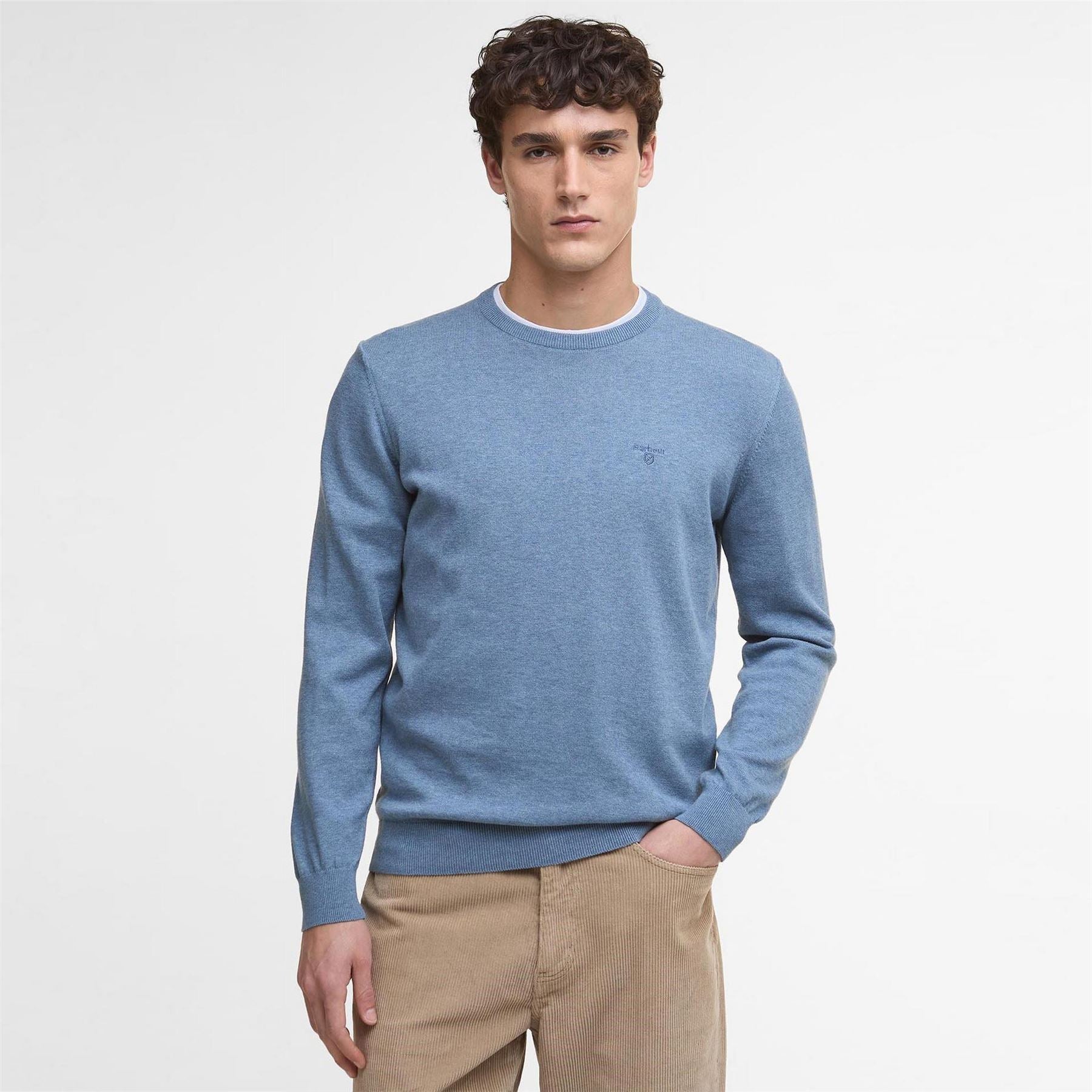 Barbour Cotton Crew Neck Jumper