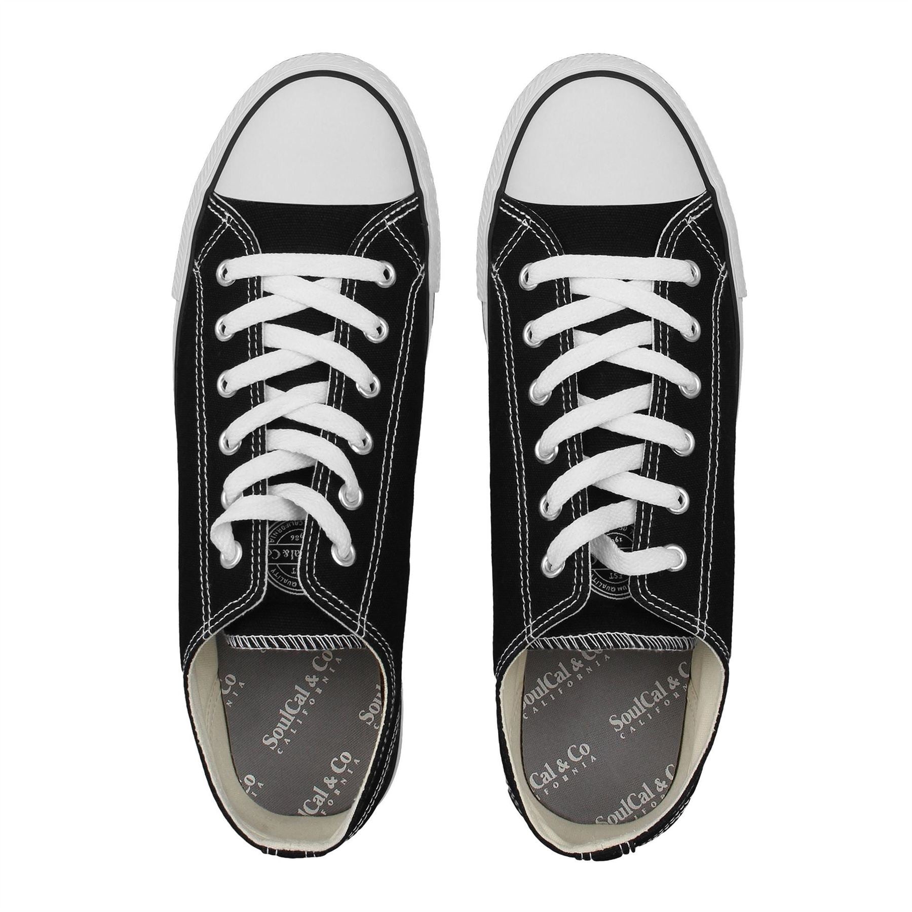 SoulCal Mens Canvasas Low Trainers
