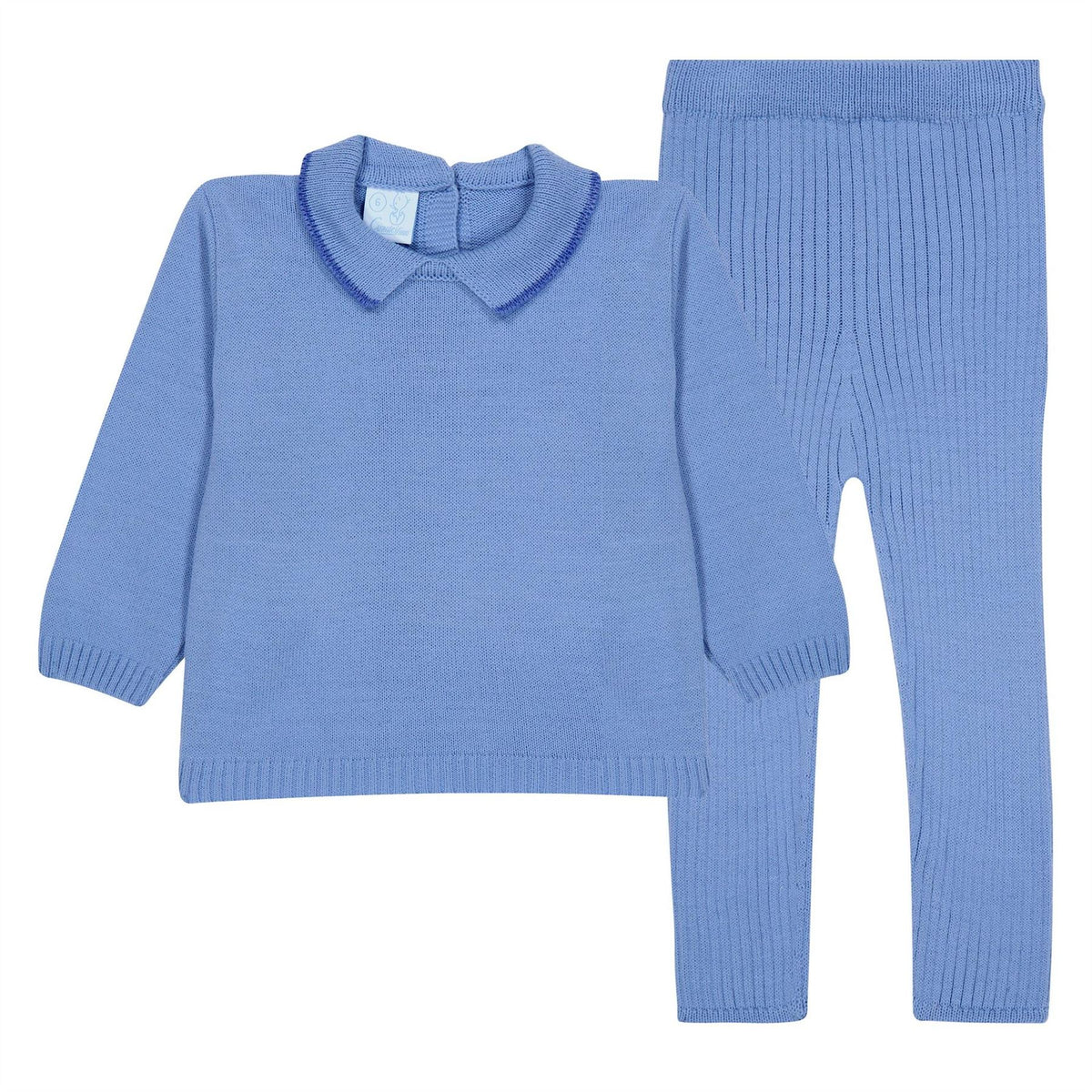 Artesania Granlei Collared Neck Long Sleeve Sweater Legging Set