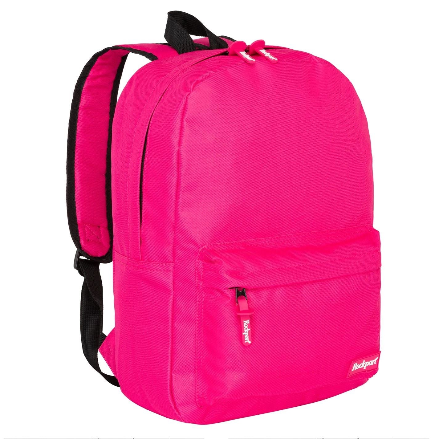 Rockport Solid Patterned Med Backpack with Logo