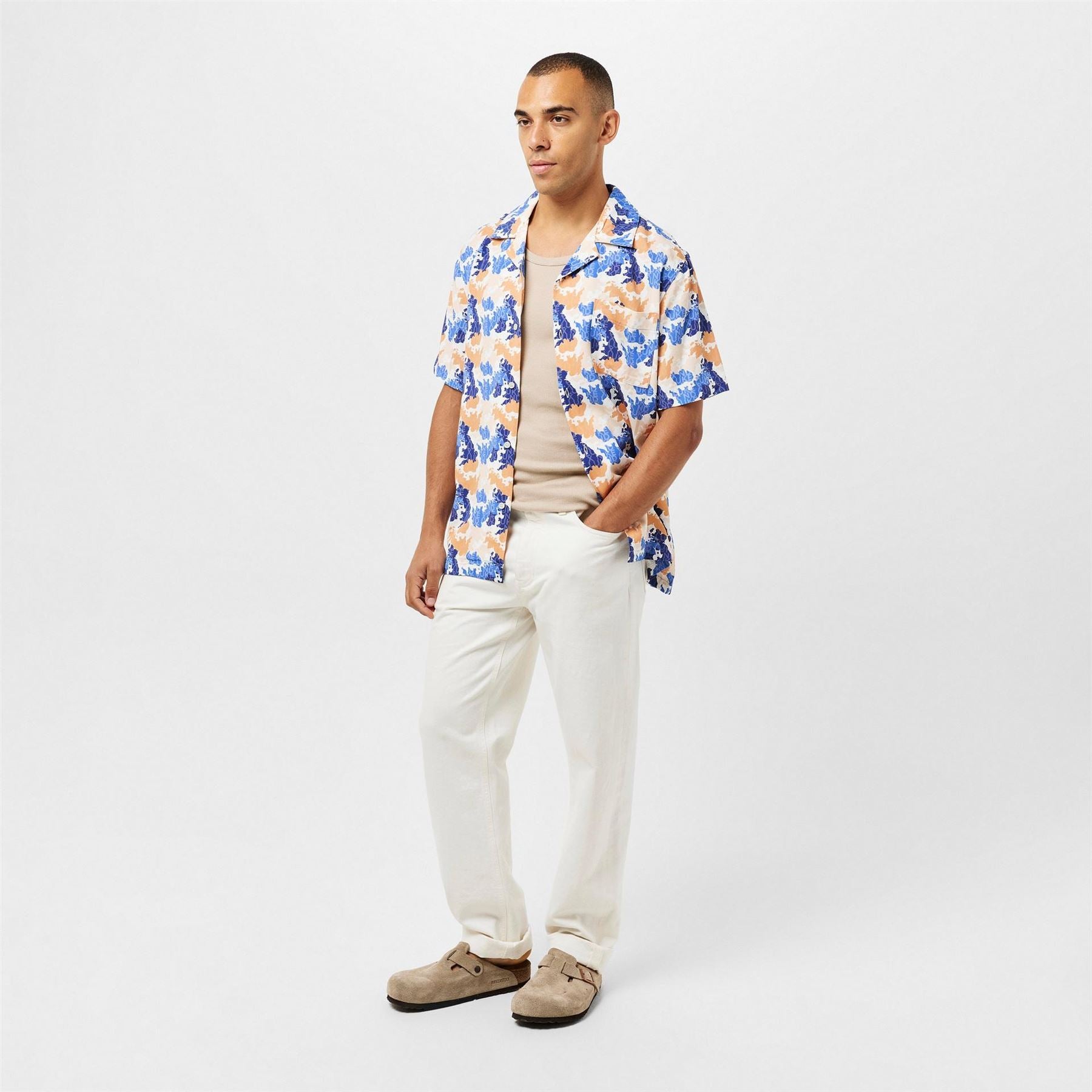 Luke Mamba Short Sleeve Patterned Shirt