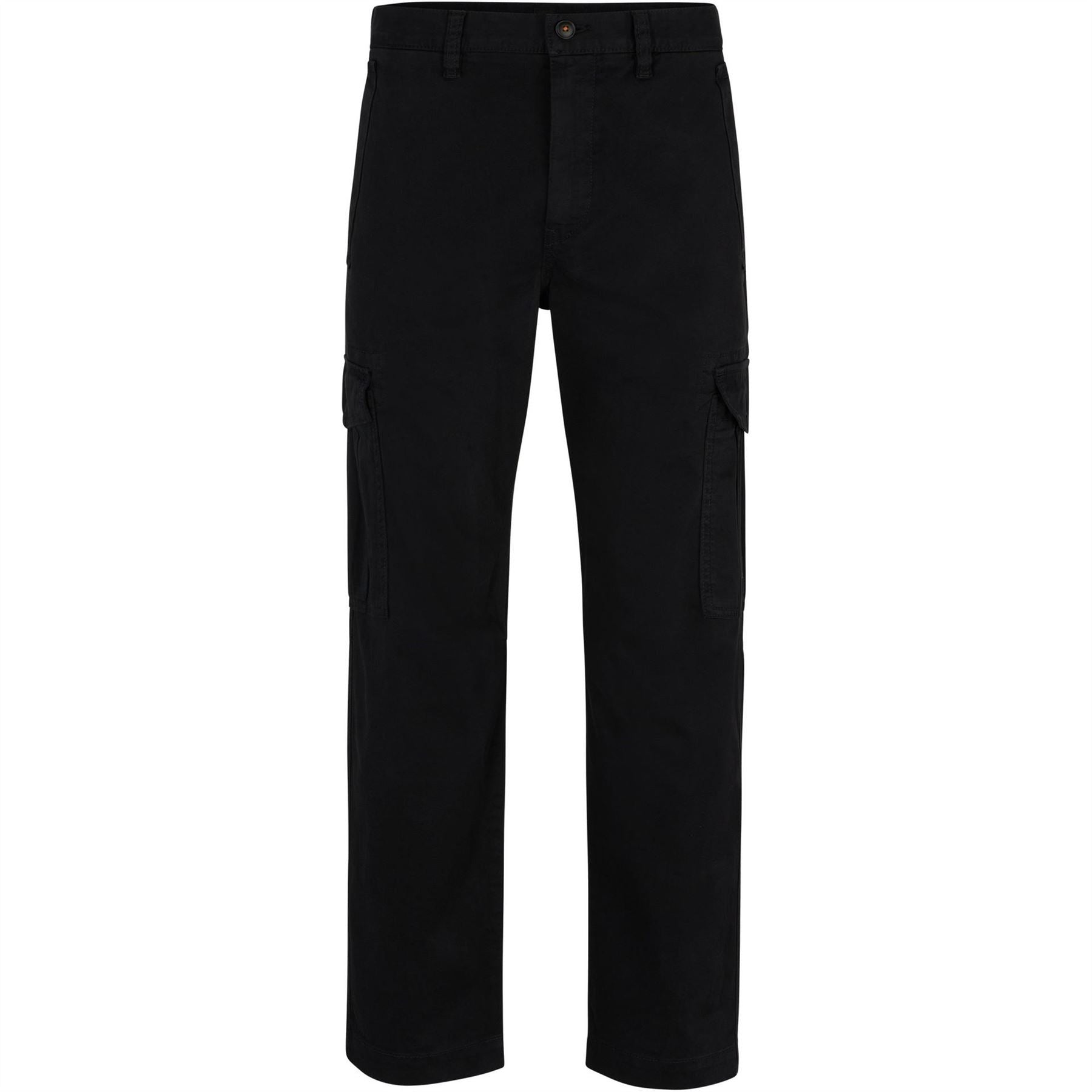 Boss Sisla Solid Patterned Straight Cargo Pants