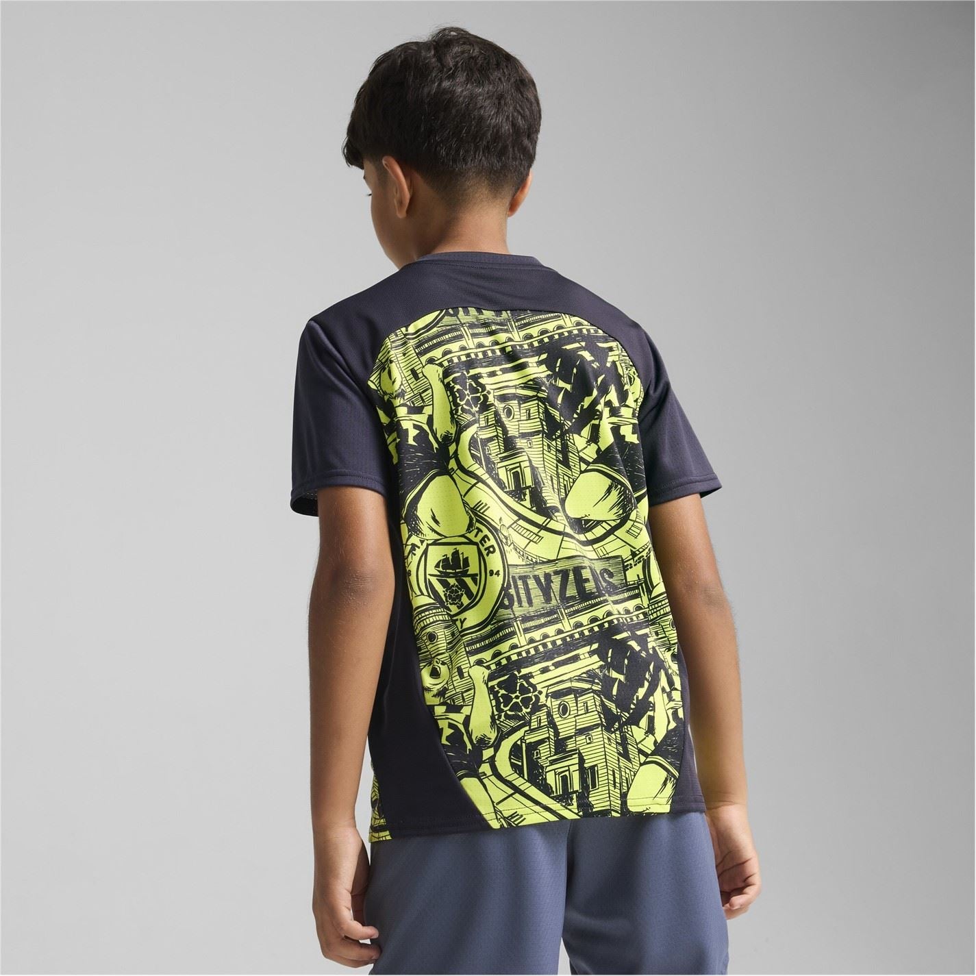 Puma Manchester City Fc Pre Match Shirt 2024 2025 Juniors