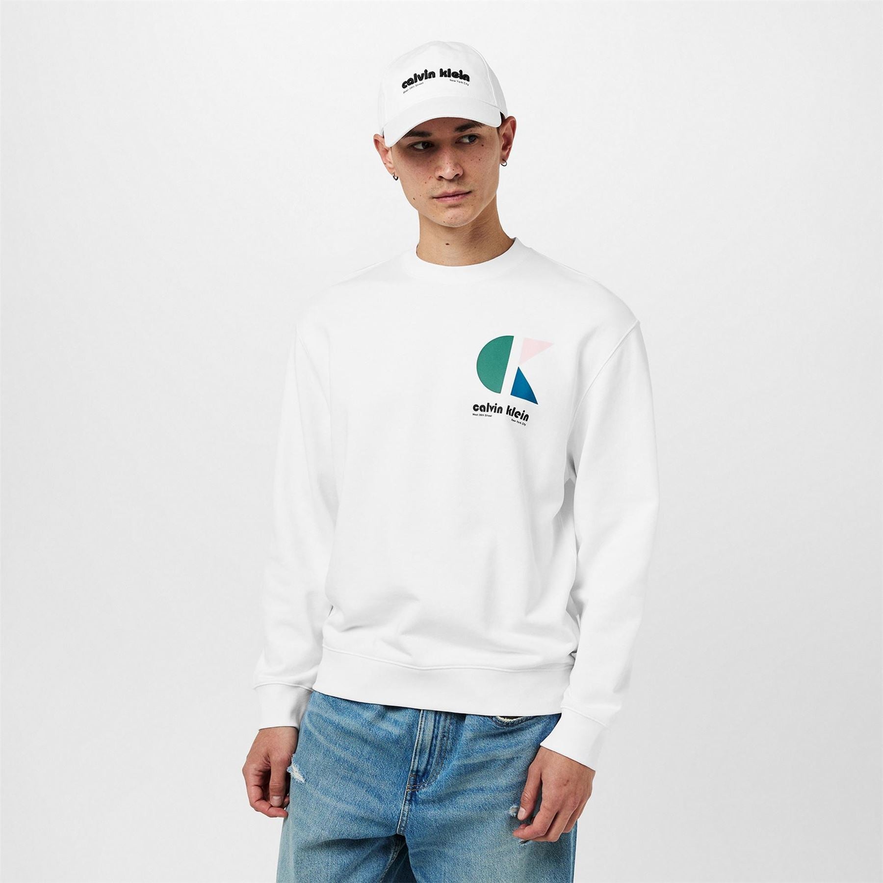Calvin Klein Jeans Bauhaus Relaxed Fit Crew Sweatshirt