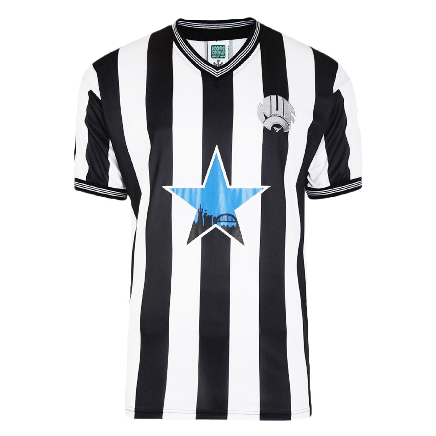 Score Draw Newcastle United 84 Home Shirt Adults