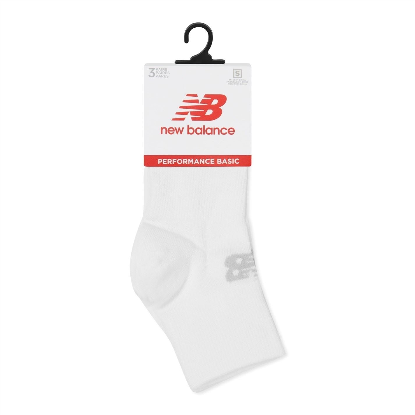 New Balance 3 Pack Ankle Socks