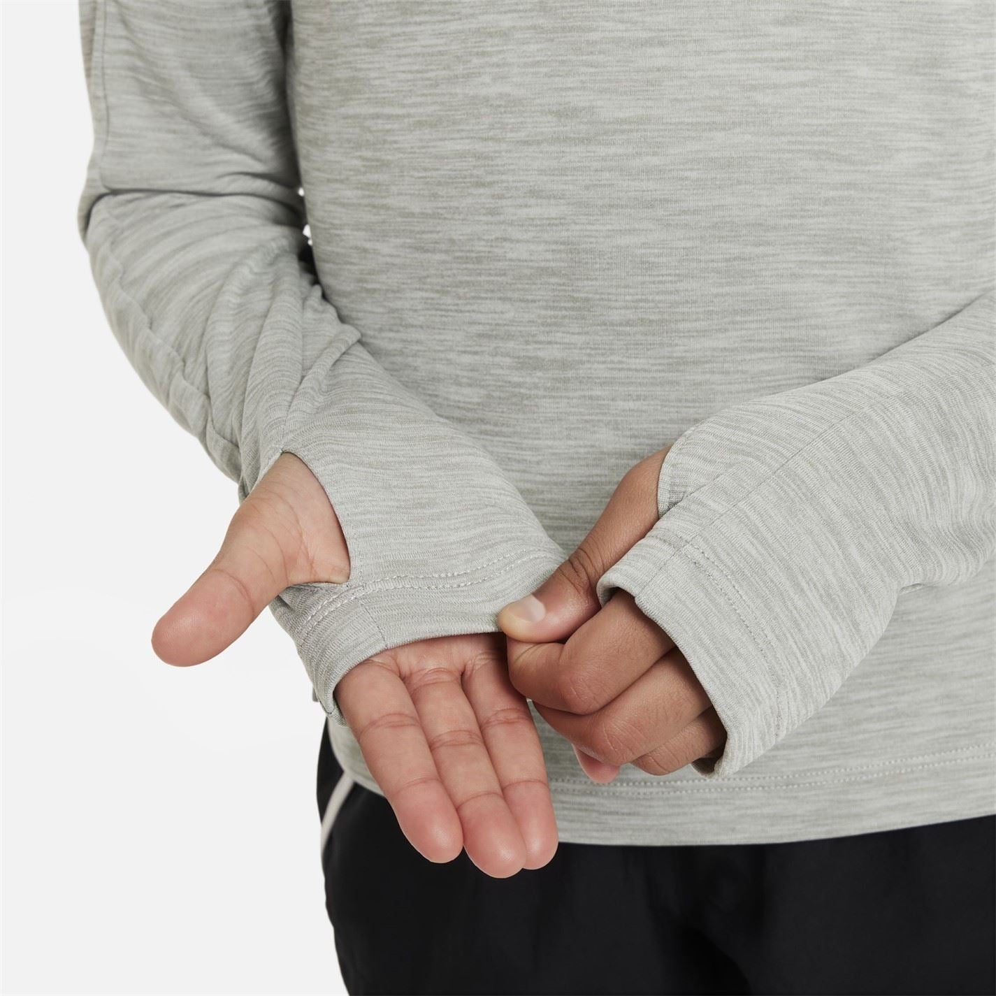 Nike Older Girls Dri Fit Long Sleeve Half Zip