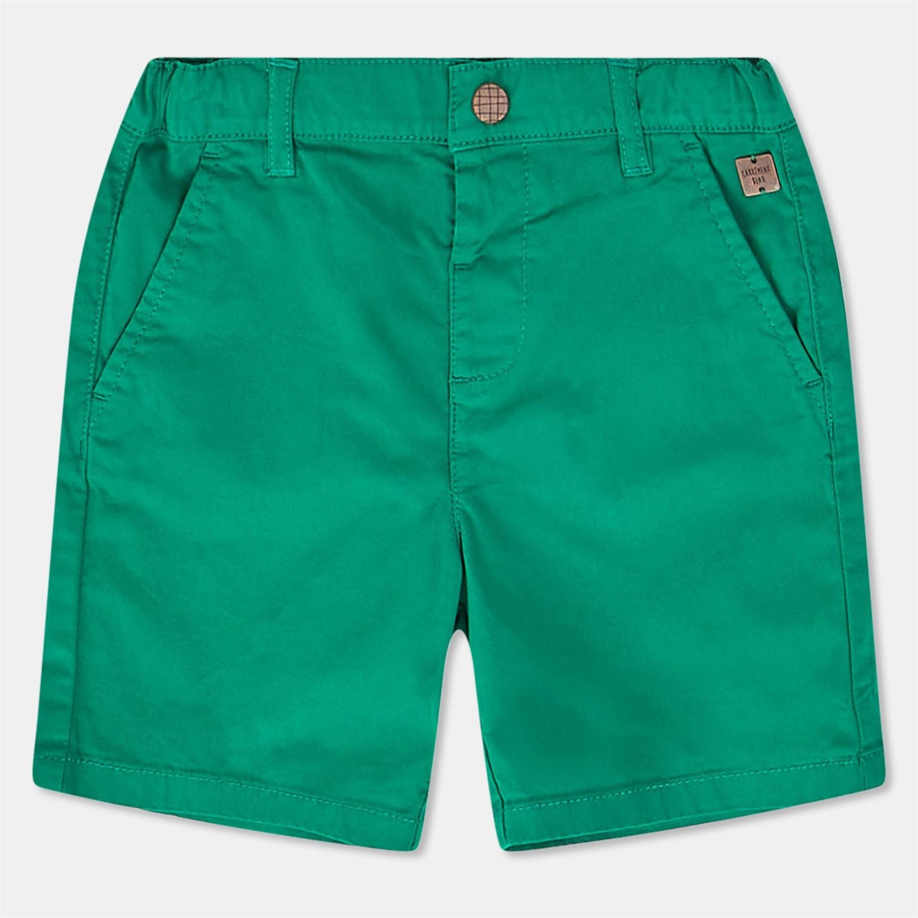 Carrement Beau Solid Banded Hem Bermuda Shorts