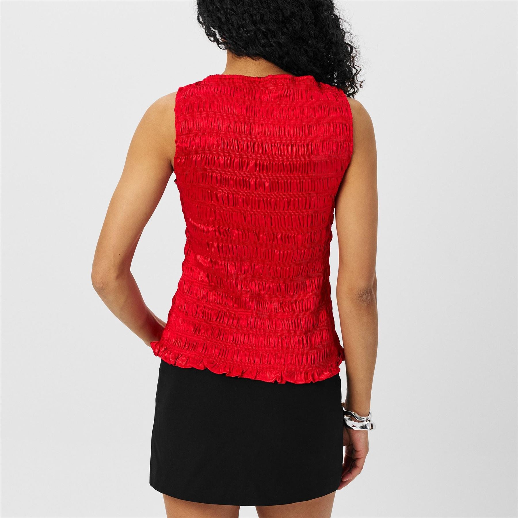 AmyLynn Sonya Satin Regular Fit Tank