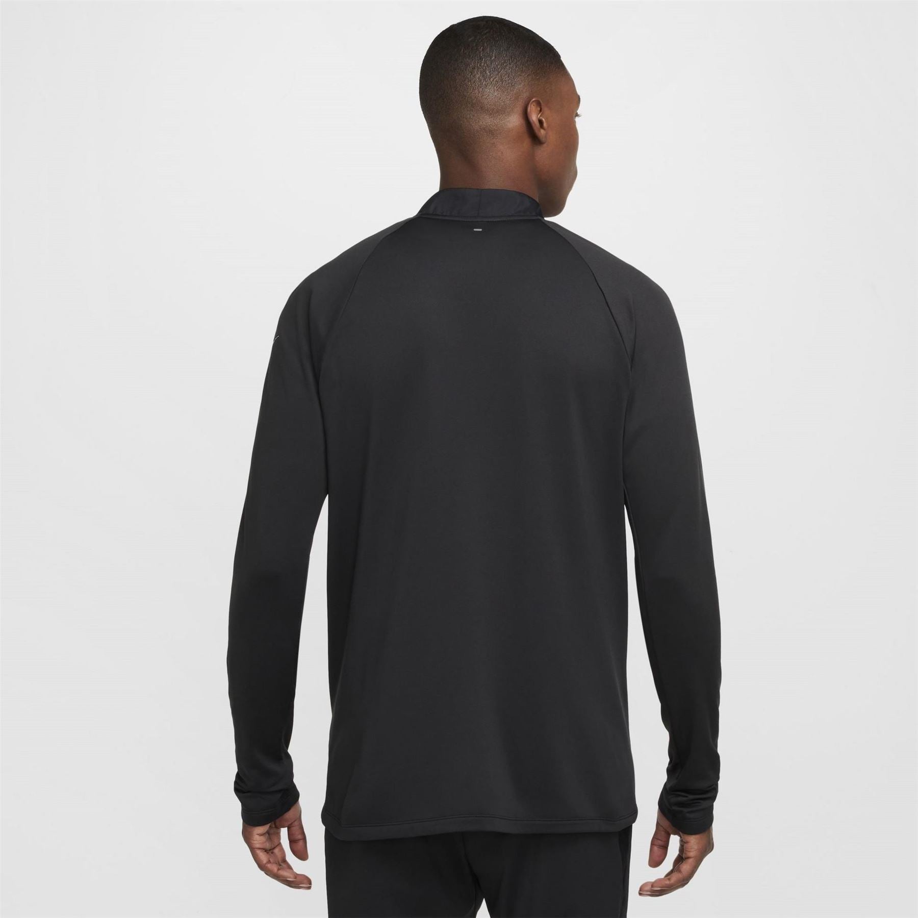 Nike Zip Neck Raglan Sleeve Slim Fit Drill Top