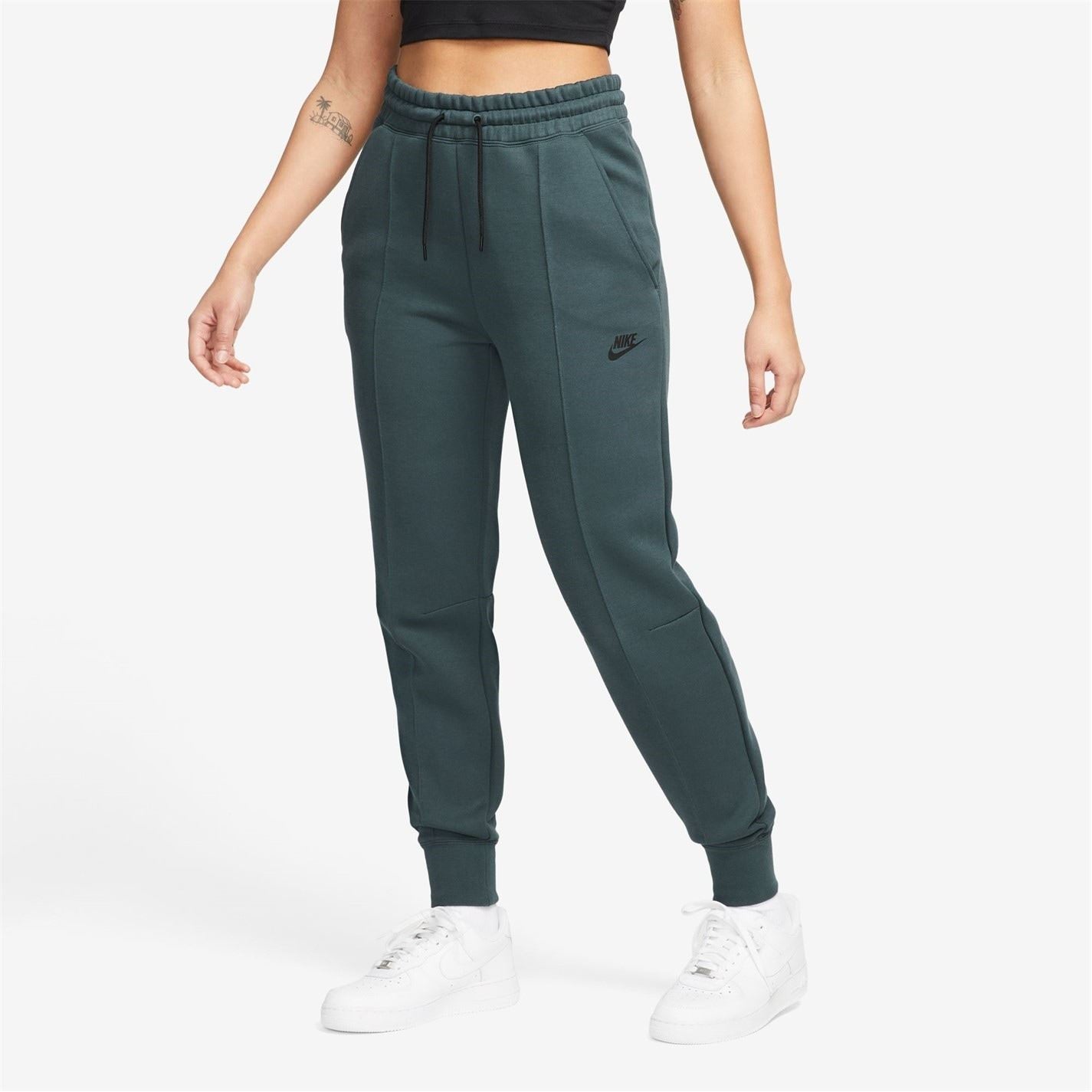 Nike Womens Sportswear Tech Fleece Mid Rise Joggers