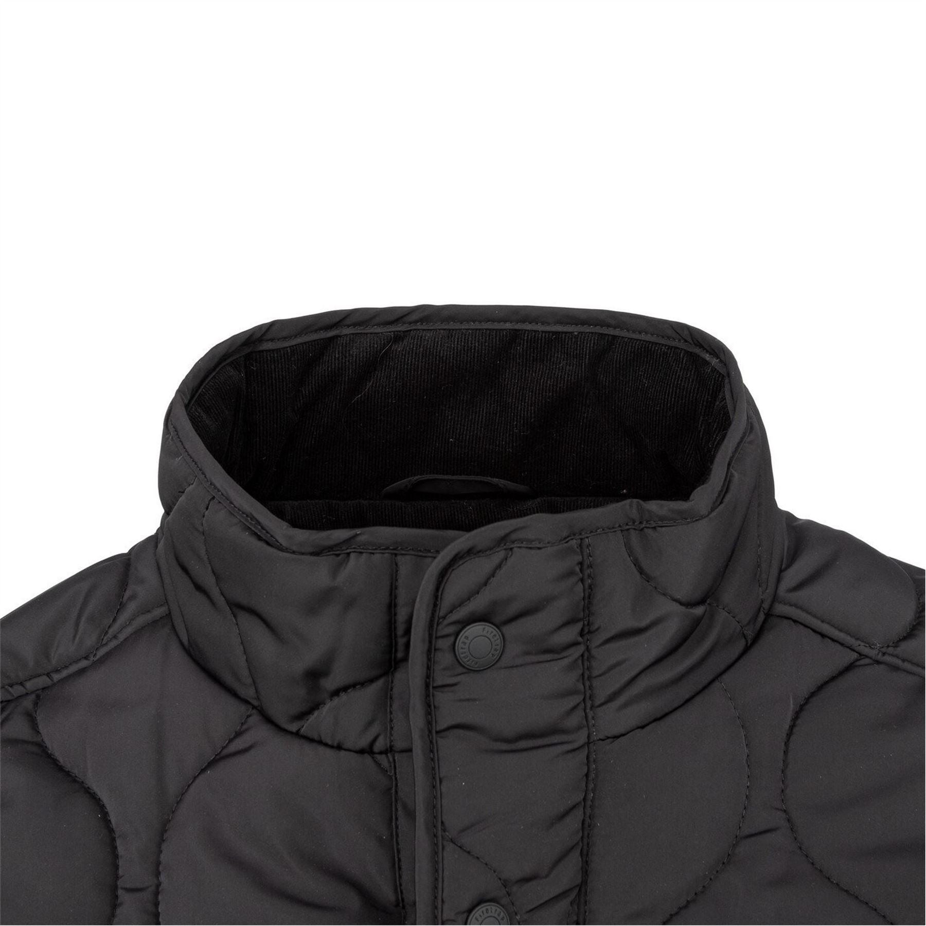 Firetrap Kingdom Quilted Long Sleeve Jacket