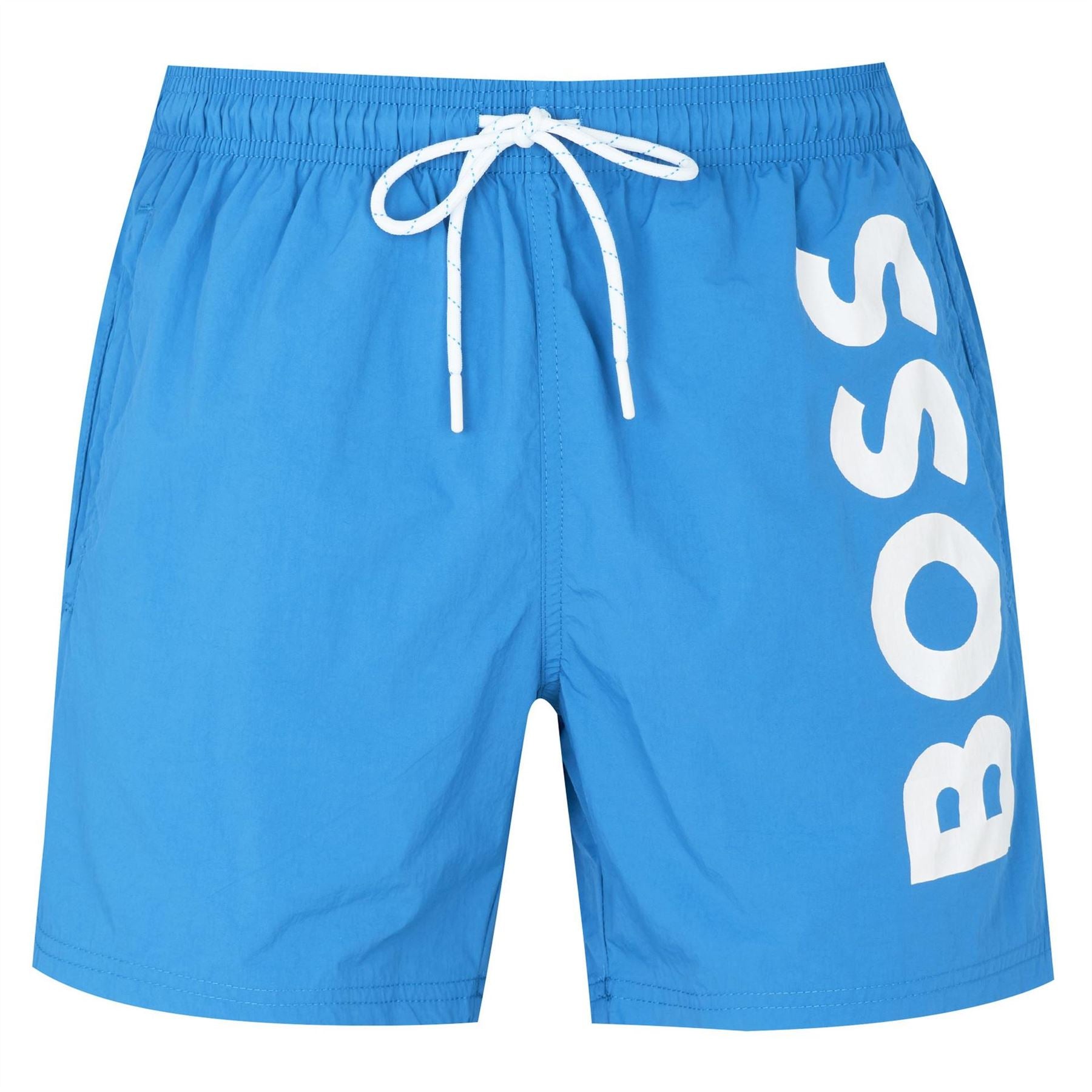 Boss Octopus Swim Shorts With Bold  Branding