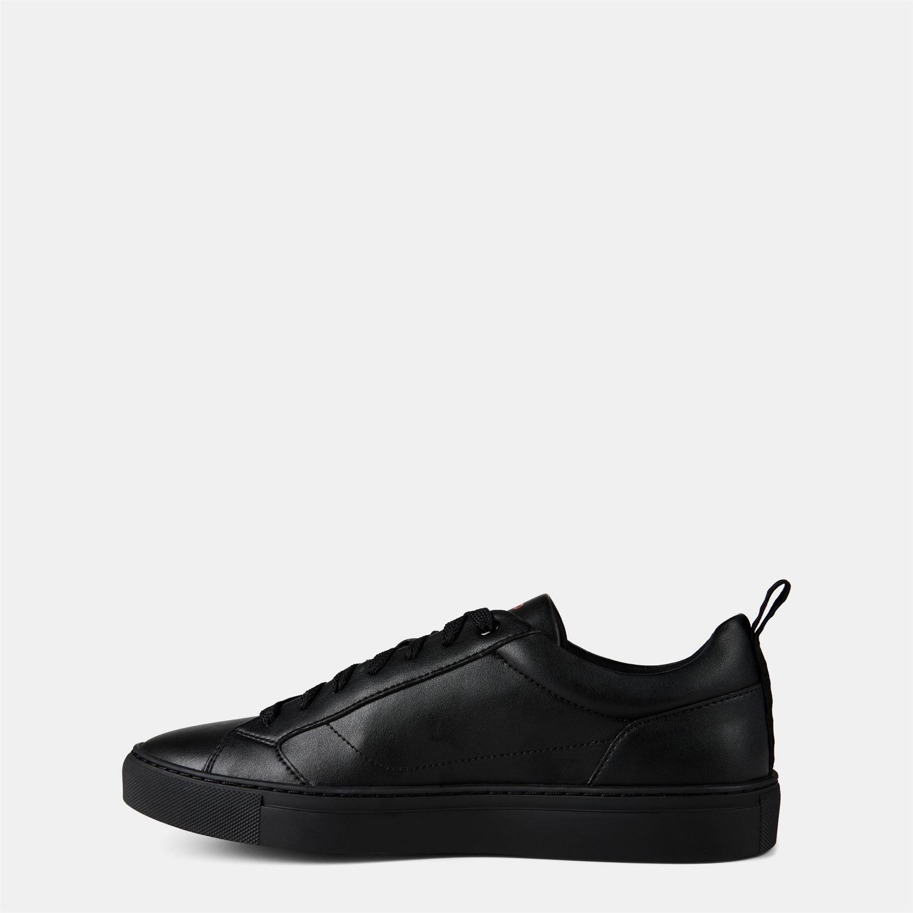 Hugo Leather Logo Trainers