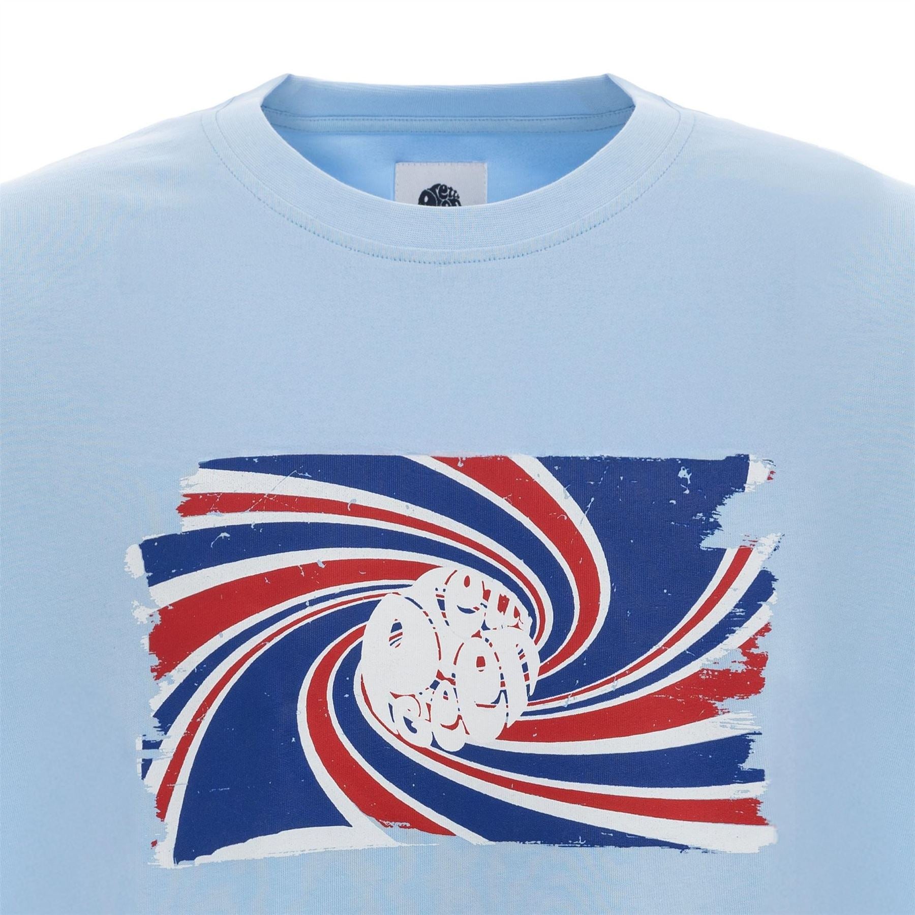 Pretty Green Swirl Logo Print Regular Fit T-Shirt