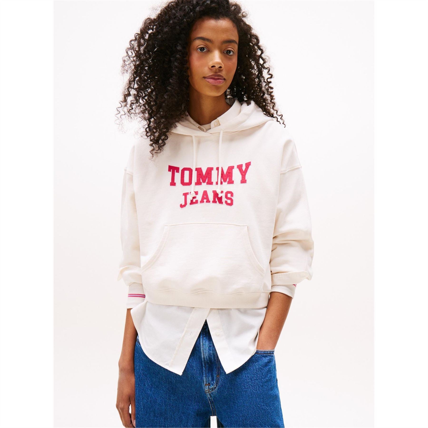Tommy Jeans Tj Varsity Over The Head Hoodie