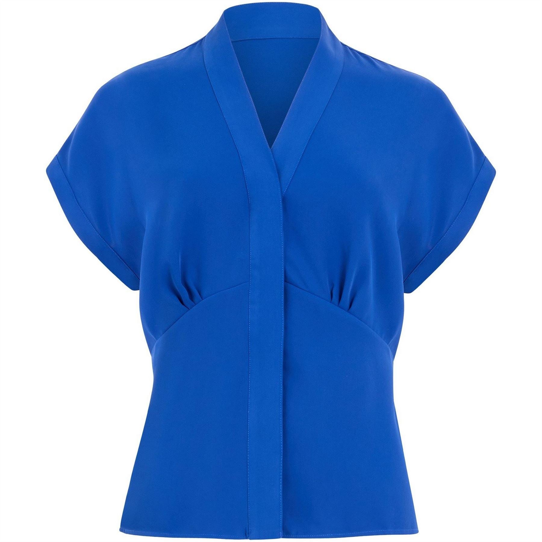 French Connection Short Sleeve Regular Fit Blouse