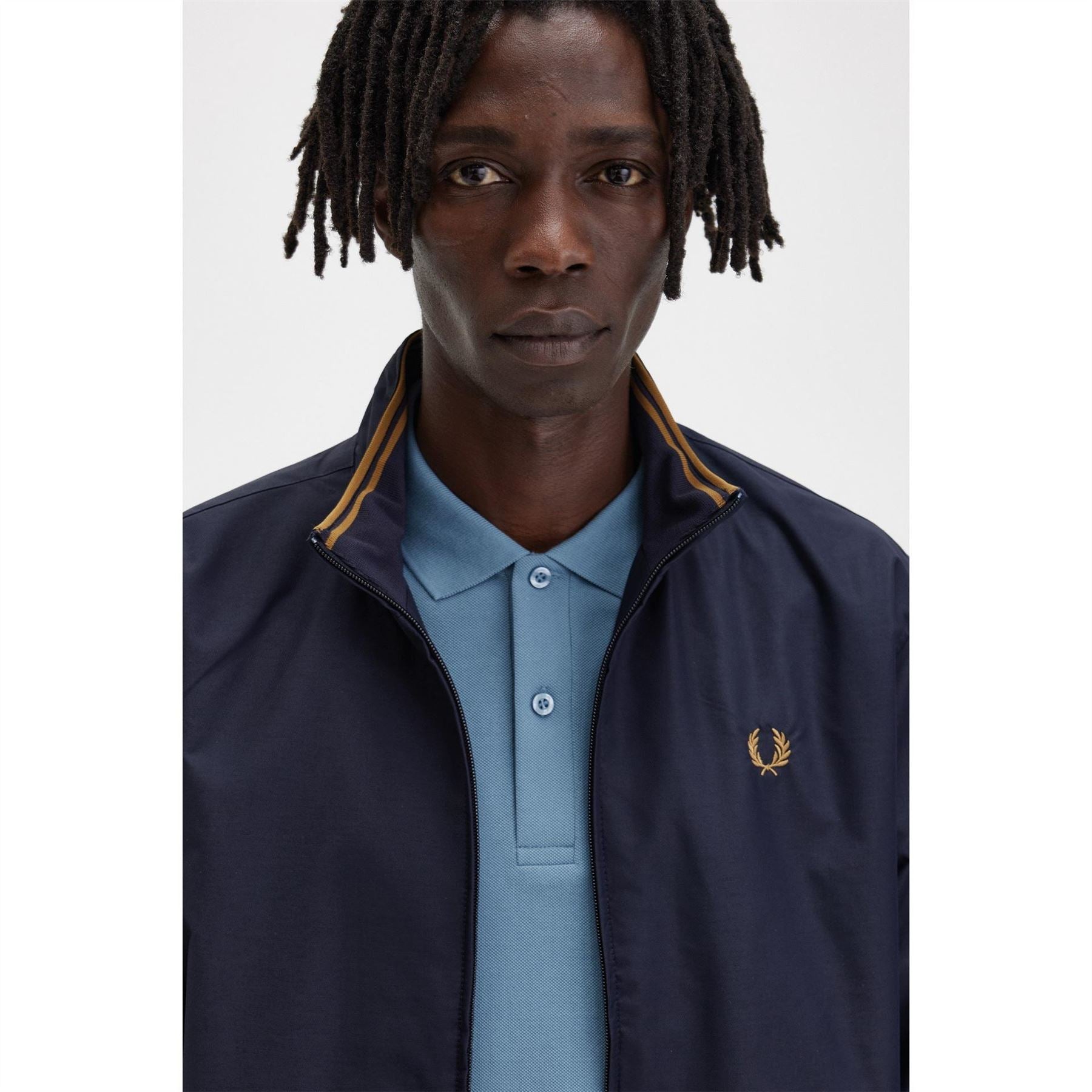 Fred Perry Brentham Cotton Long Sleeve Harrington Jacket