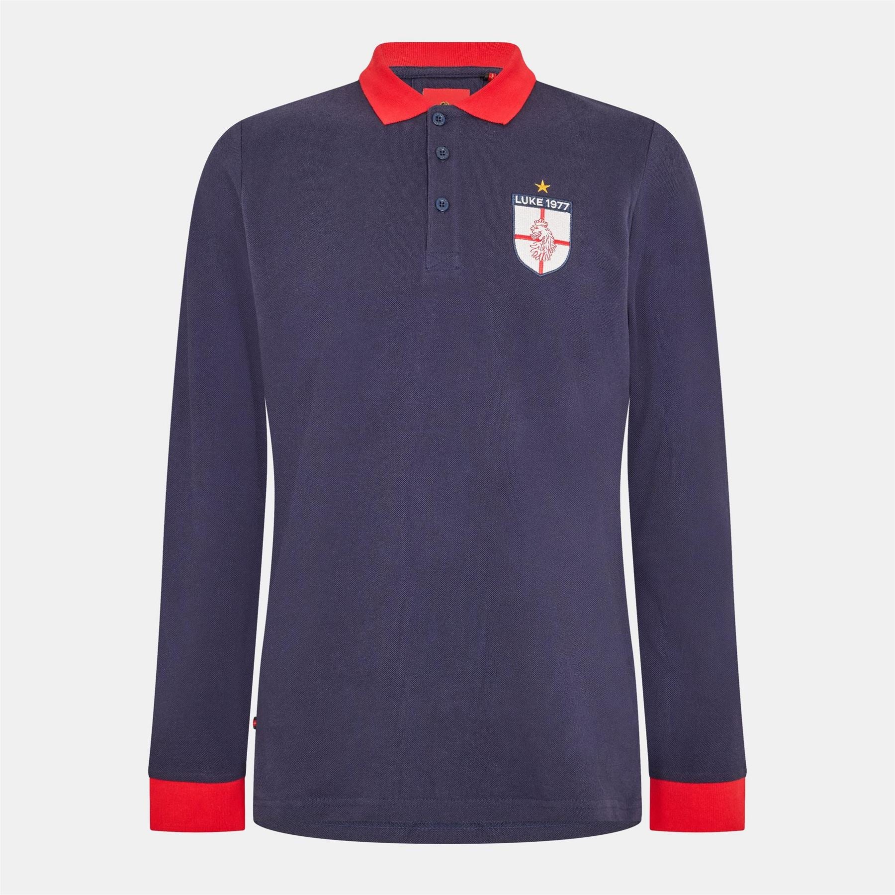 Luke Bobbys Long Sleeve Polo Shirt