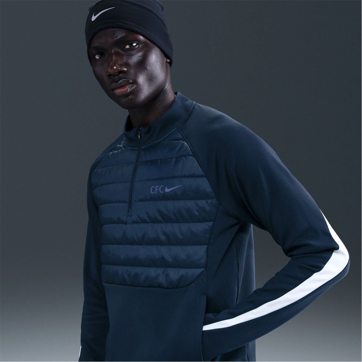 Nike Mens Chelsea Winter Warriors Drill Top