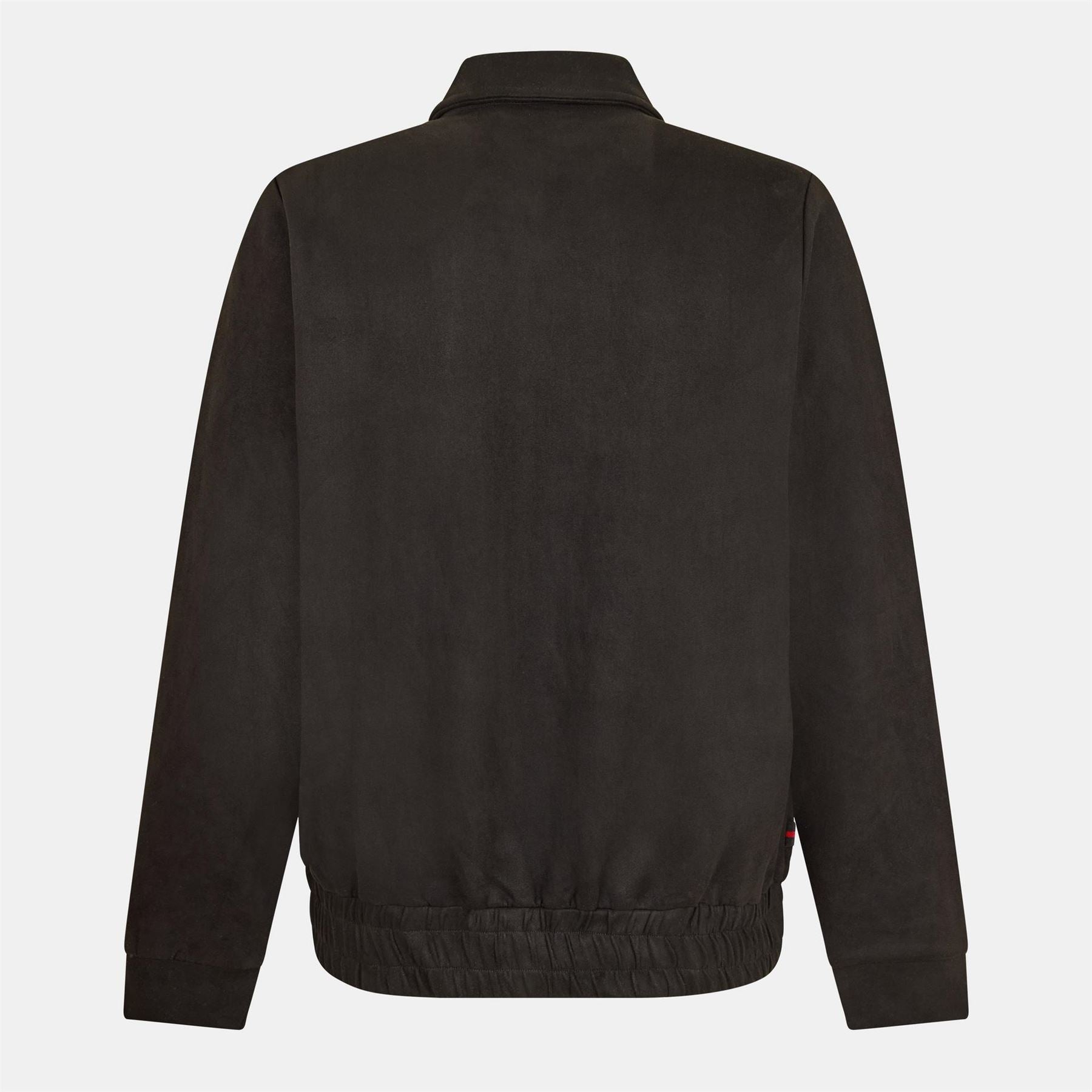 Luke Magnus Solid Patterned Zipped Pocket Ribbed Cuff Bomber Jacket