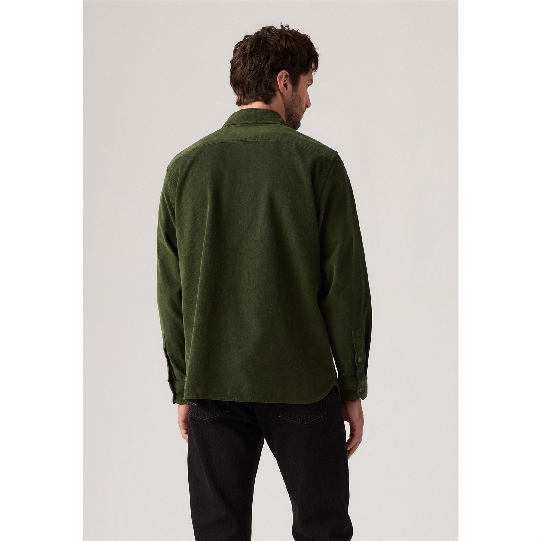 Levis Collared Neck Long Sleeve Regular Fit Shirt