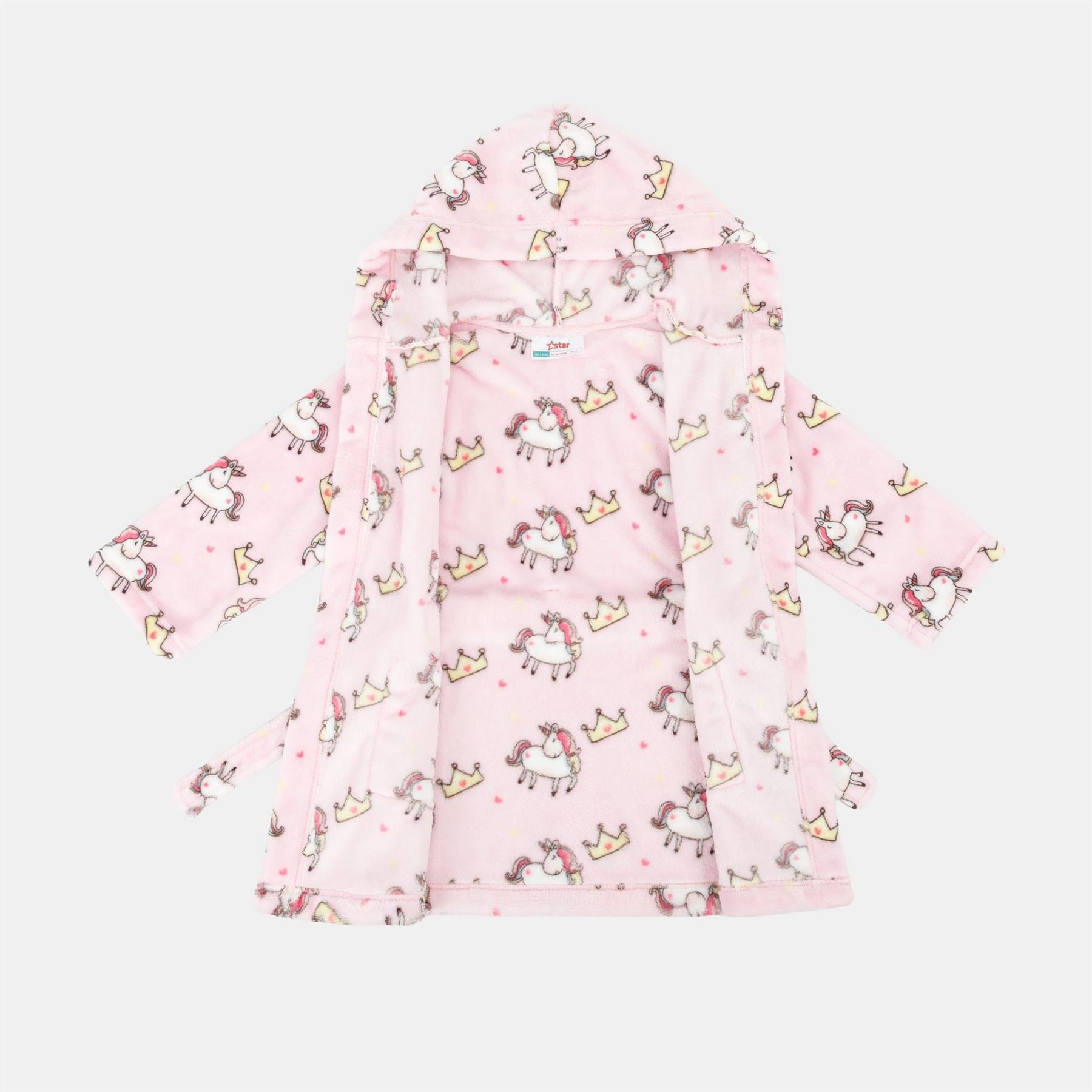 Star Infant Robe Girls