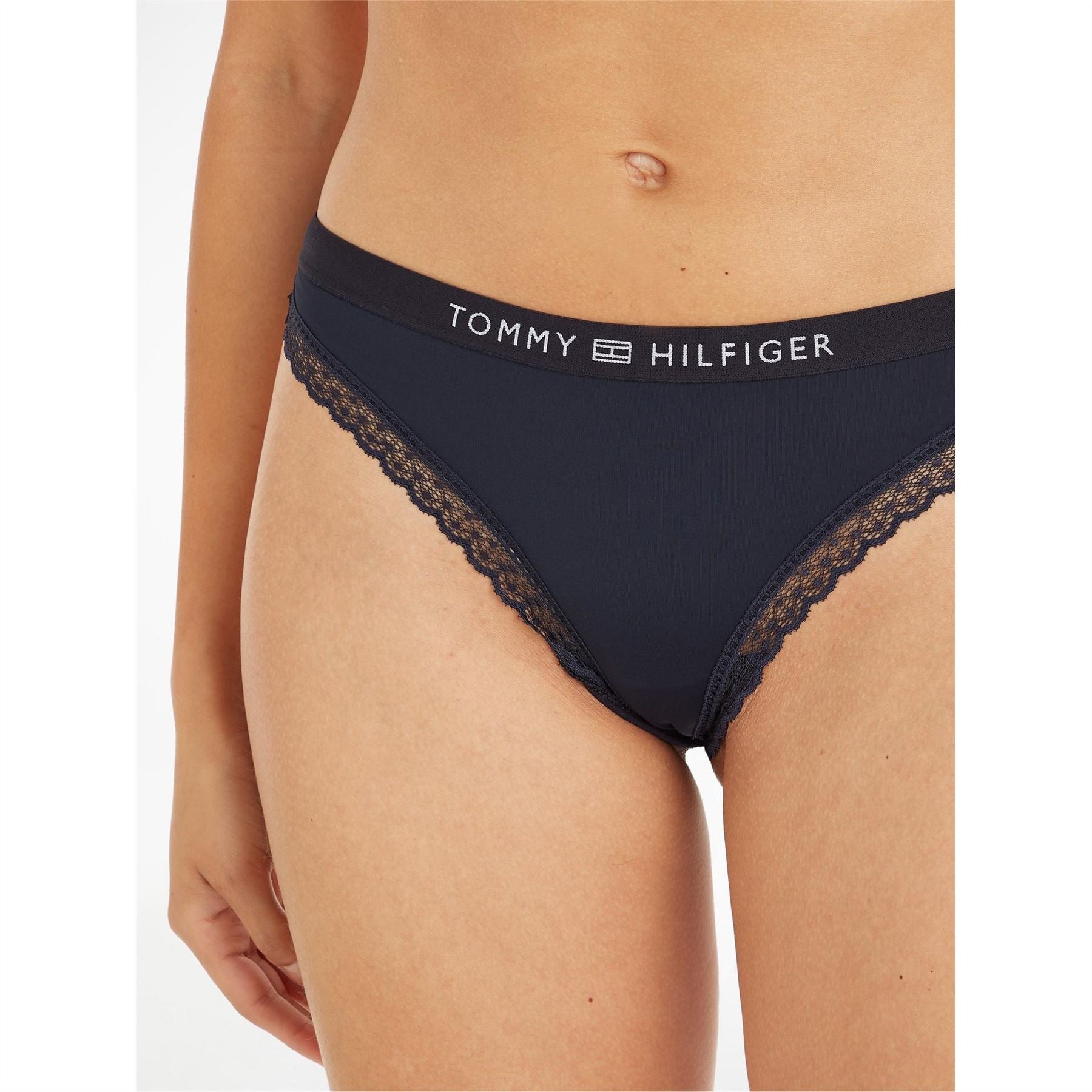 Tommy Hilfiger Logo Embellish Thong