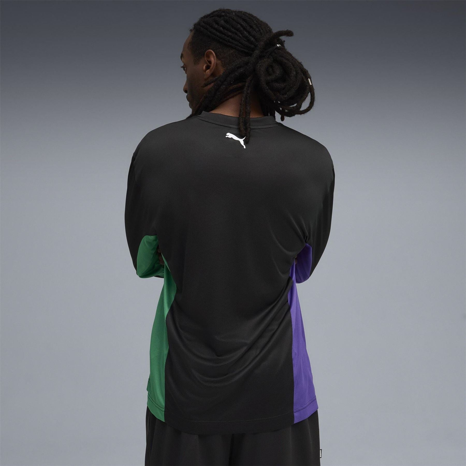 Puma Hoopaverse Shooting Long Sleeve Performance Gym Top