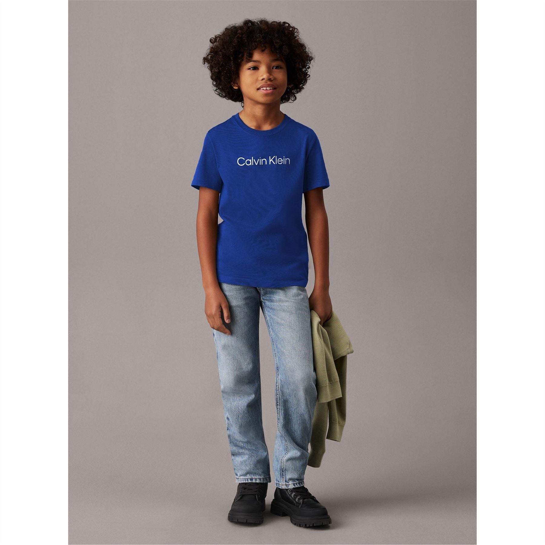 Calvin Klein Jeans Regular Fit Lettering Crew Neck T-Shirt