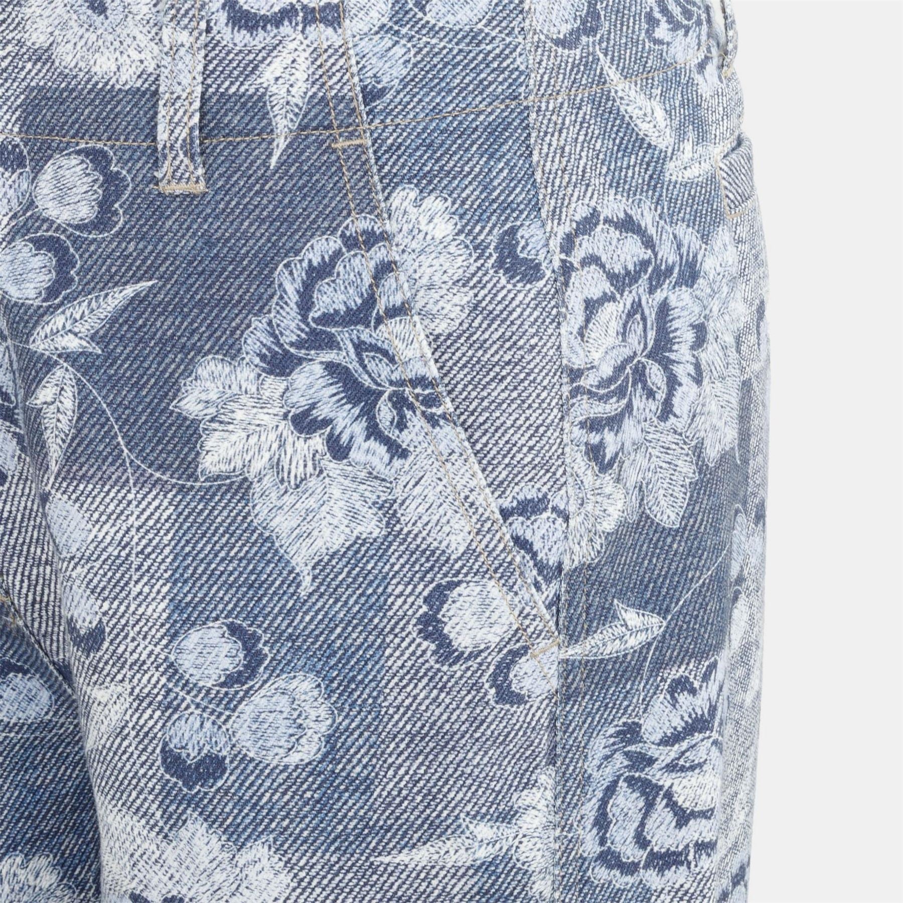 Firetrap Print Jeans Ladies