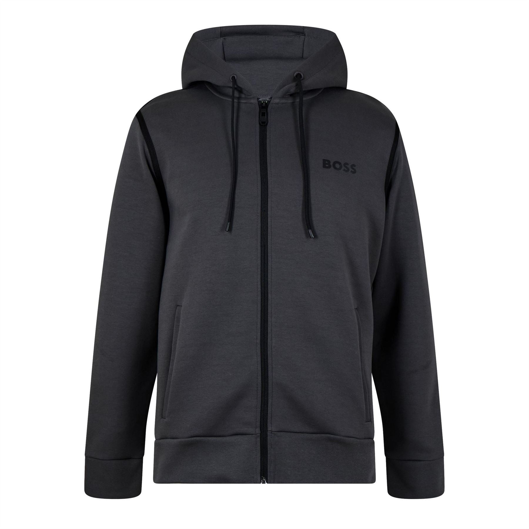 Boss Saggy Tape Hooded Lettering Jacket