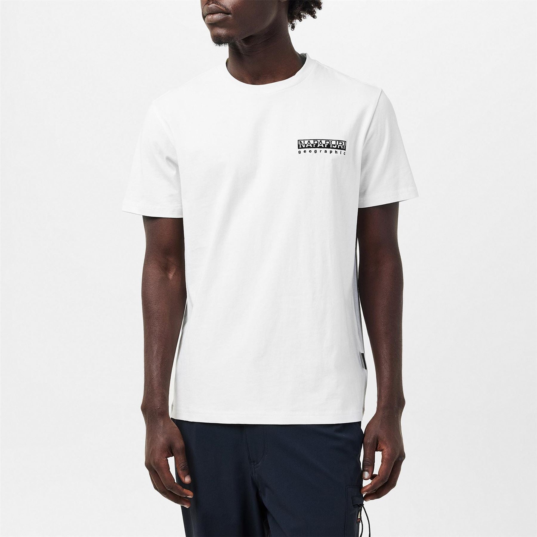 Napapijri Vignoni Geographic Print Regular Fit Crew Neck Short Sleeve T-Shirt
