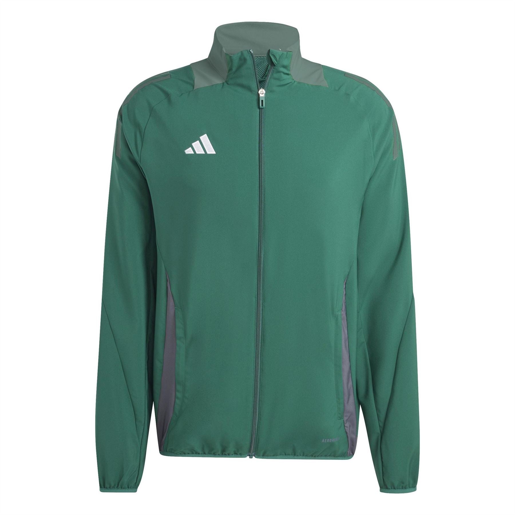 adidas Funnel Neck High Collar Long Sleeve Athletic Top