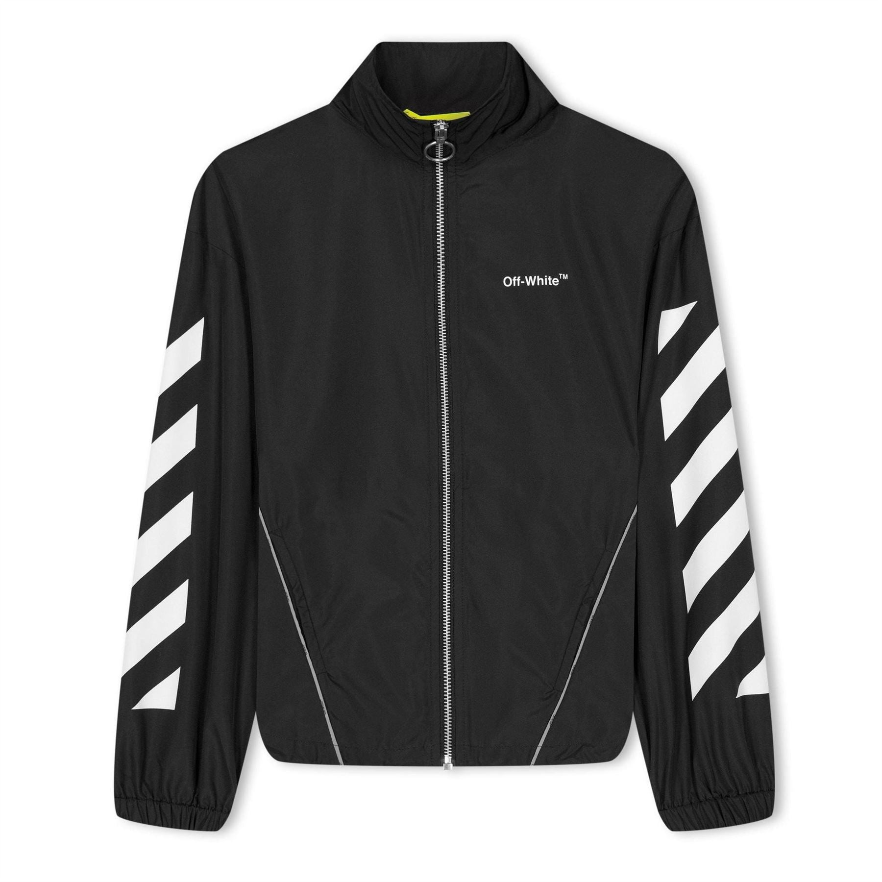Off White Diagonal Track Top