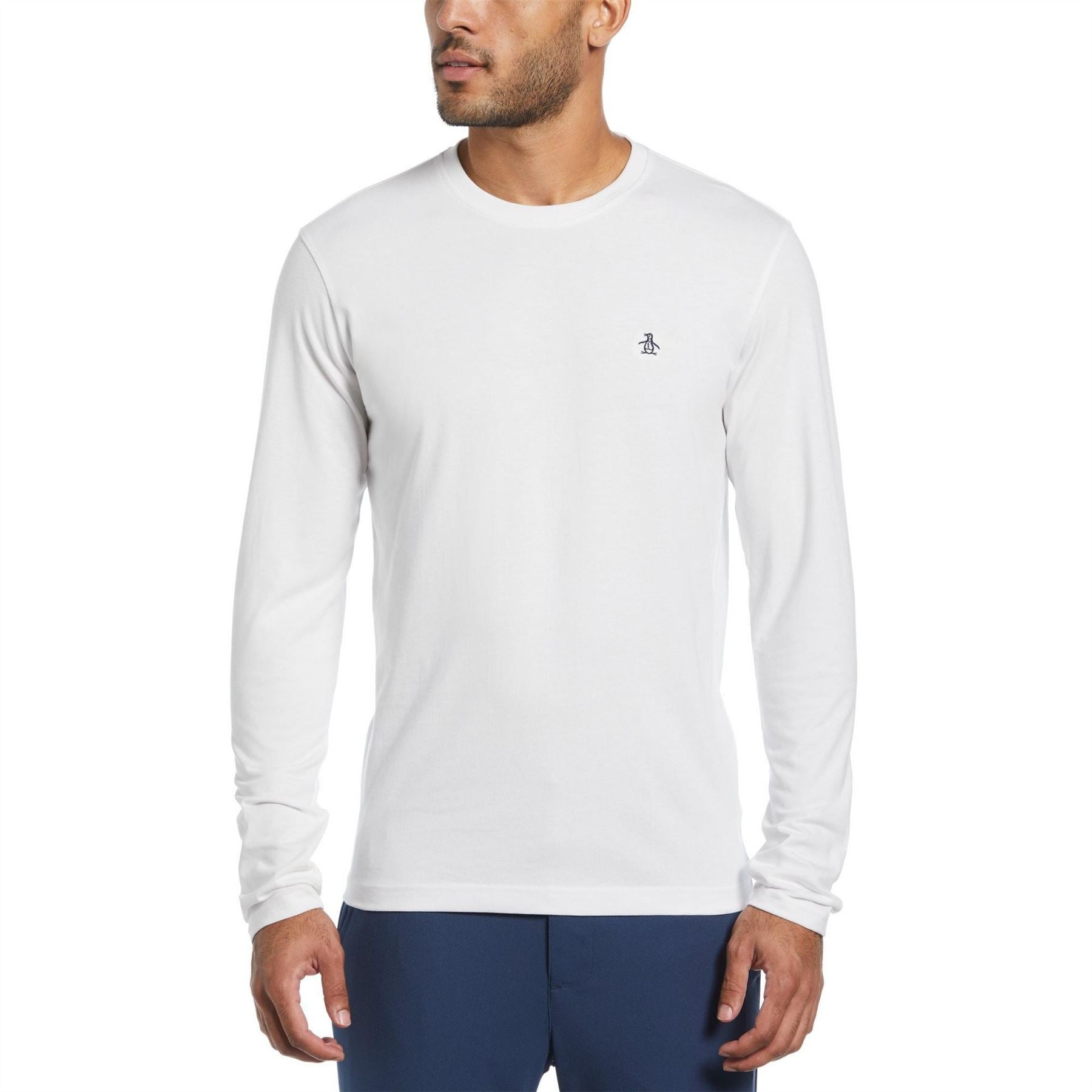 Original Penguin Long Sleeve Crew T-Shirt