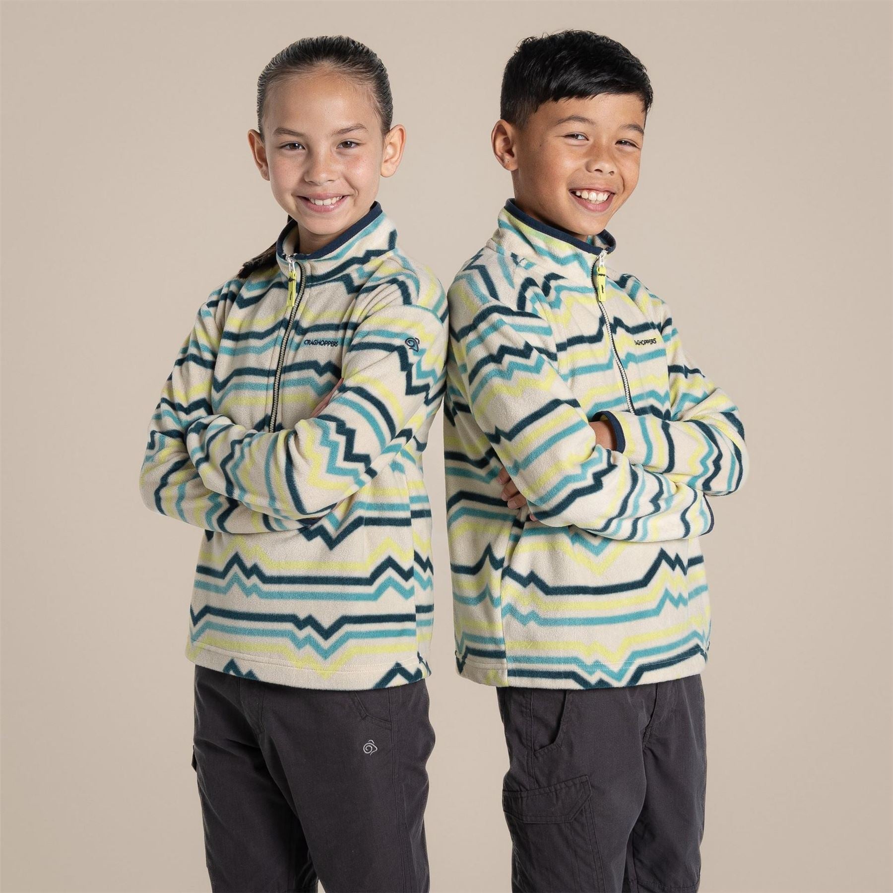 Craghoppers Bachas Embroidered Funnel Neck Long Sleeve Sweatshirt