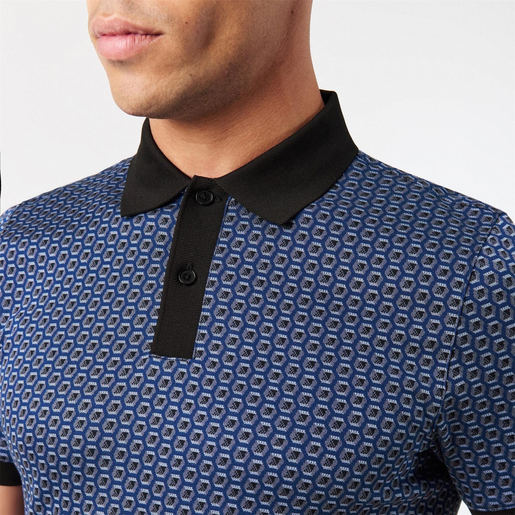 Ted Baker Geo Short Sleeve Polo Shirt
