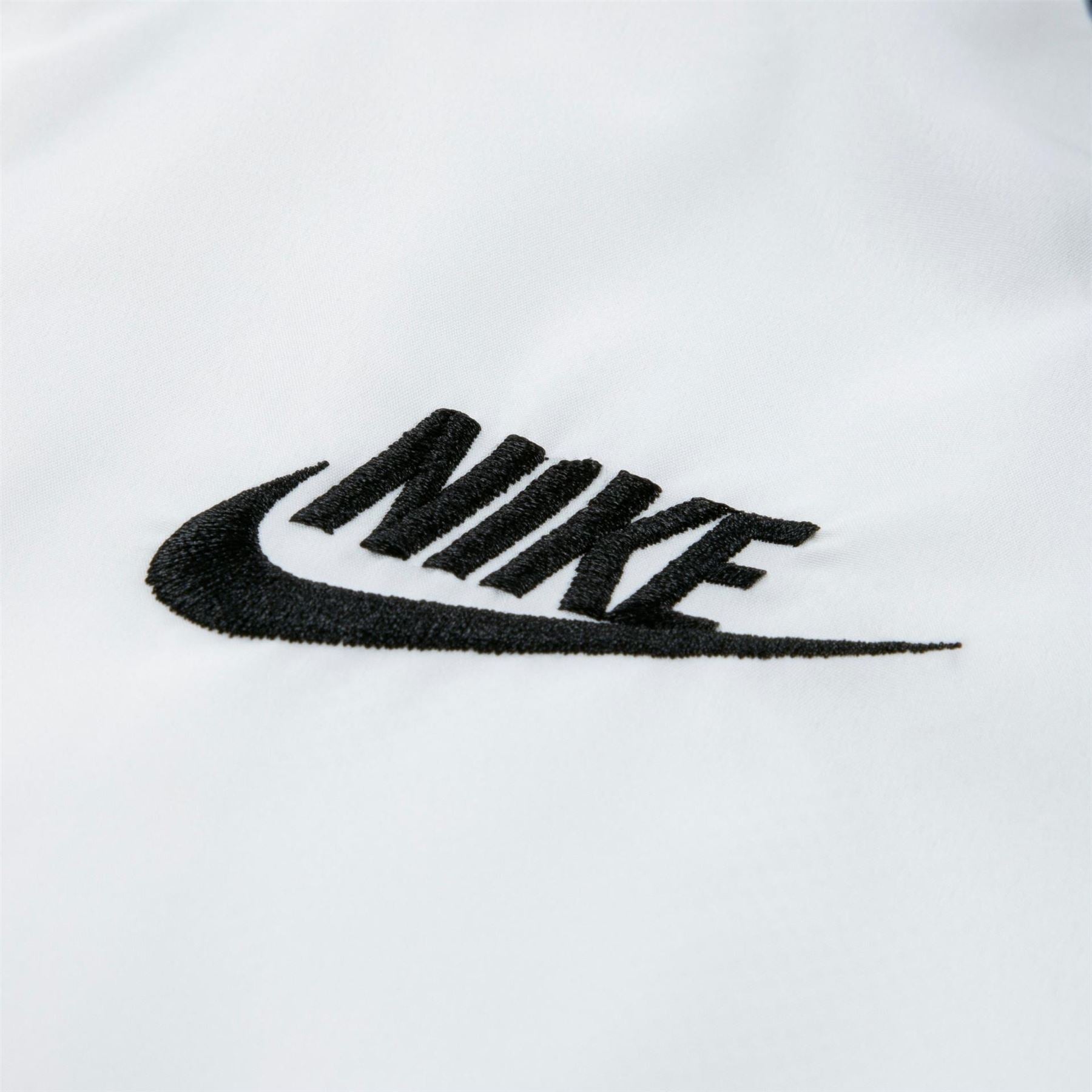 Nike Chevron Patterned Hooded Windbreaker with Side Pocket
