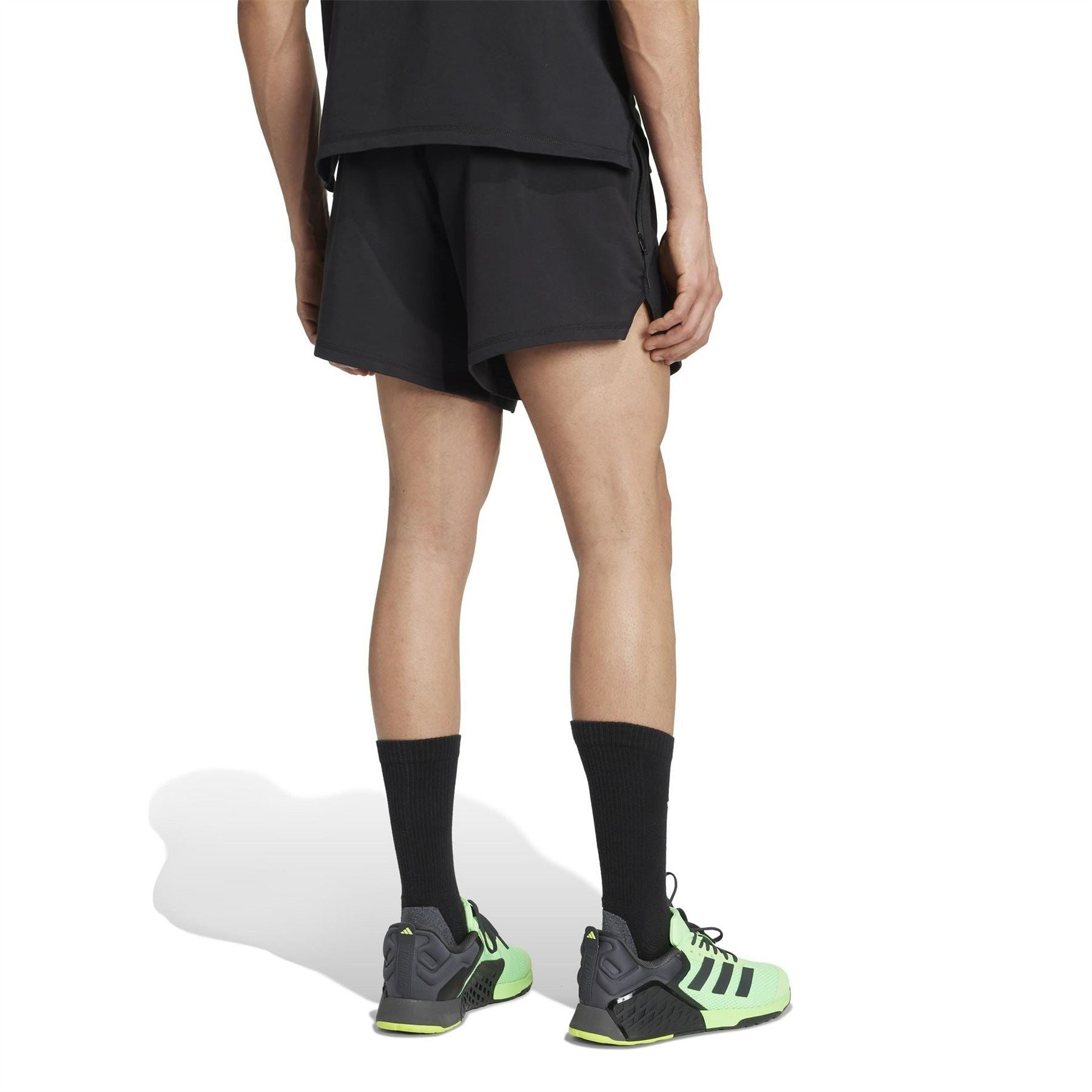 adidas D4t X Road Fitness Shorts with Notch Hem