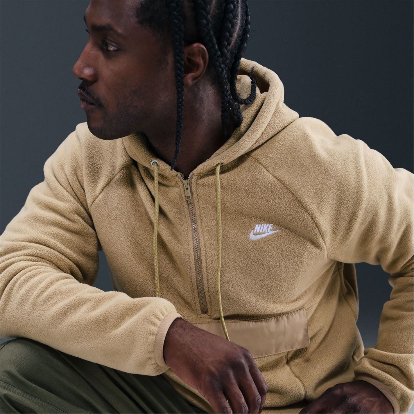 Nike Hooded Neck Raglan Sleeve Sweatshirt