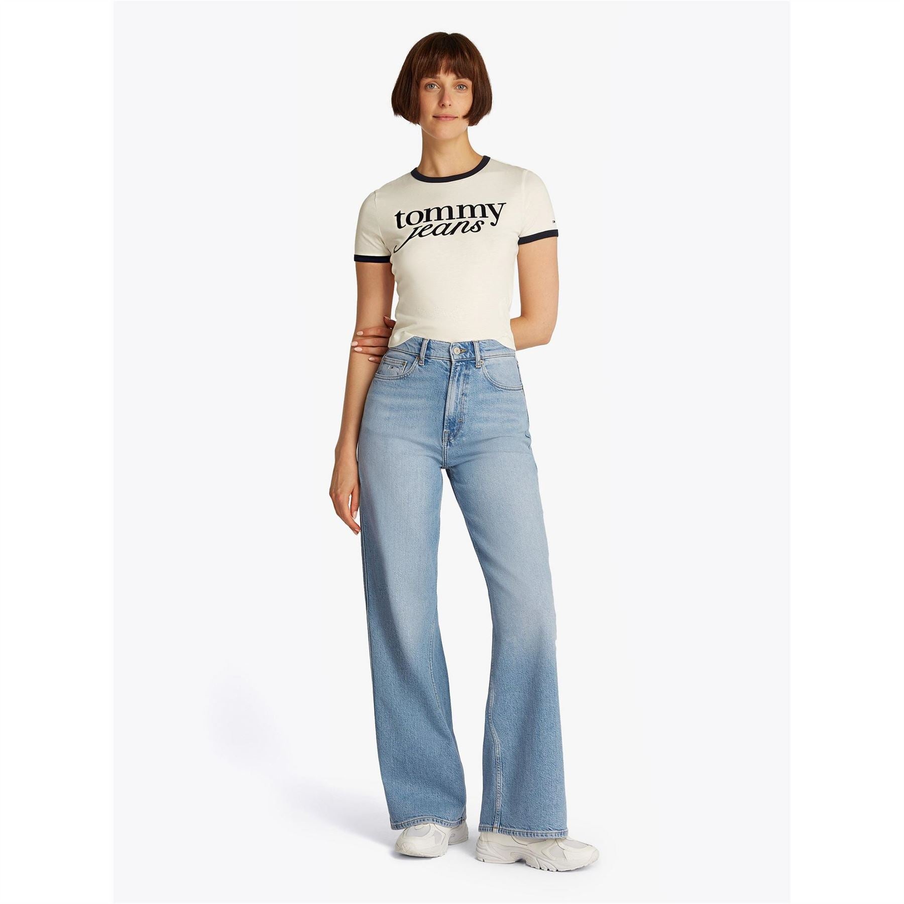 Tommy Jeans Claire High Rise Wide Leg Jeans