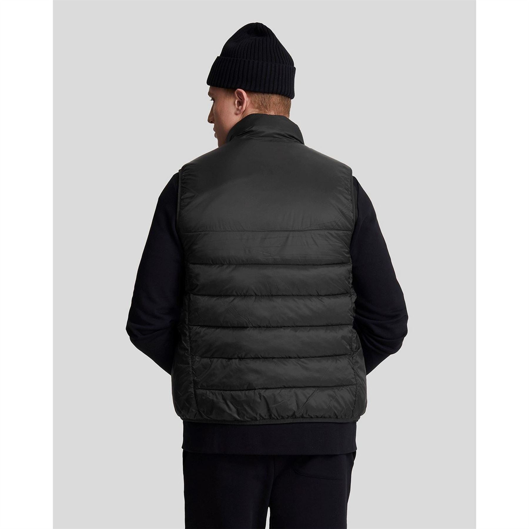 Lyle and Scott Solid Patterned Regular Fit Gilet