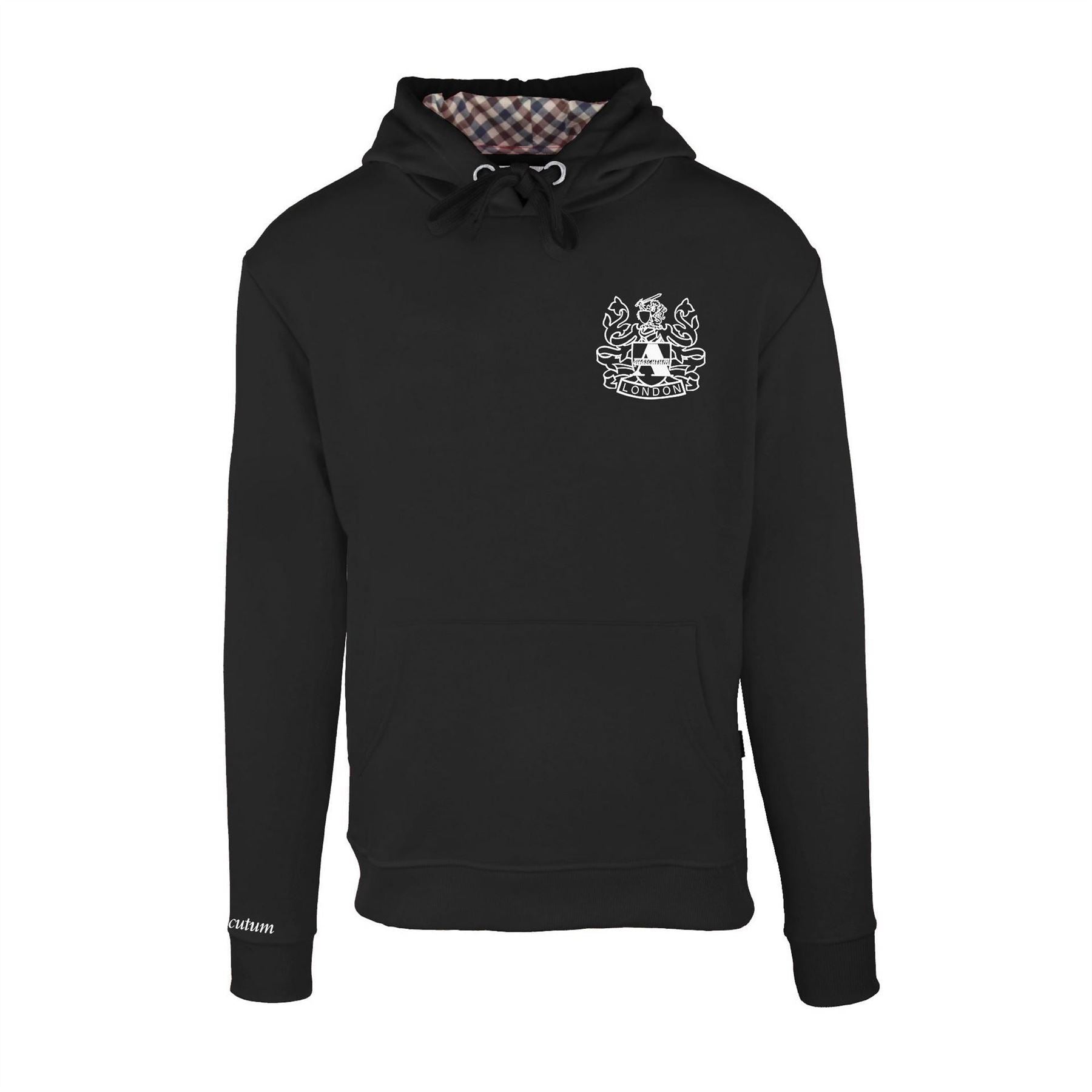 Aquascutum Hooded Neck Embroidered Sweatshirt
