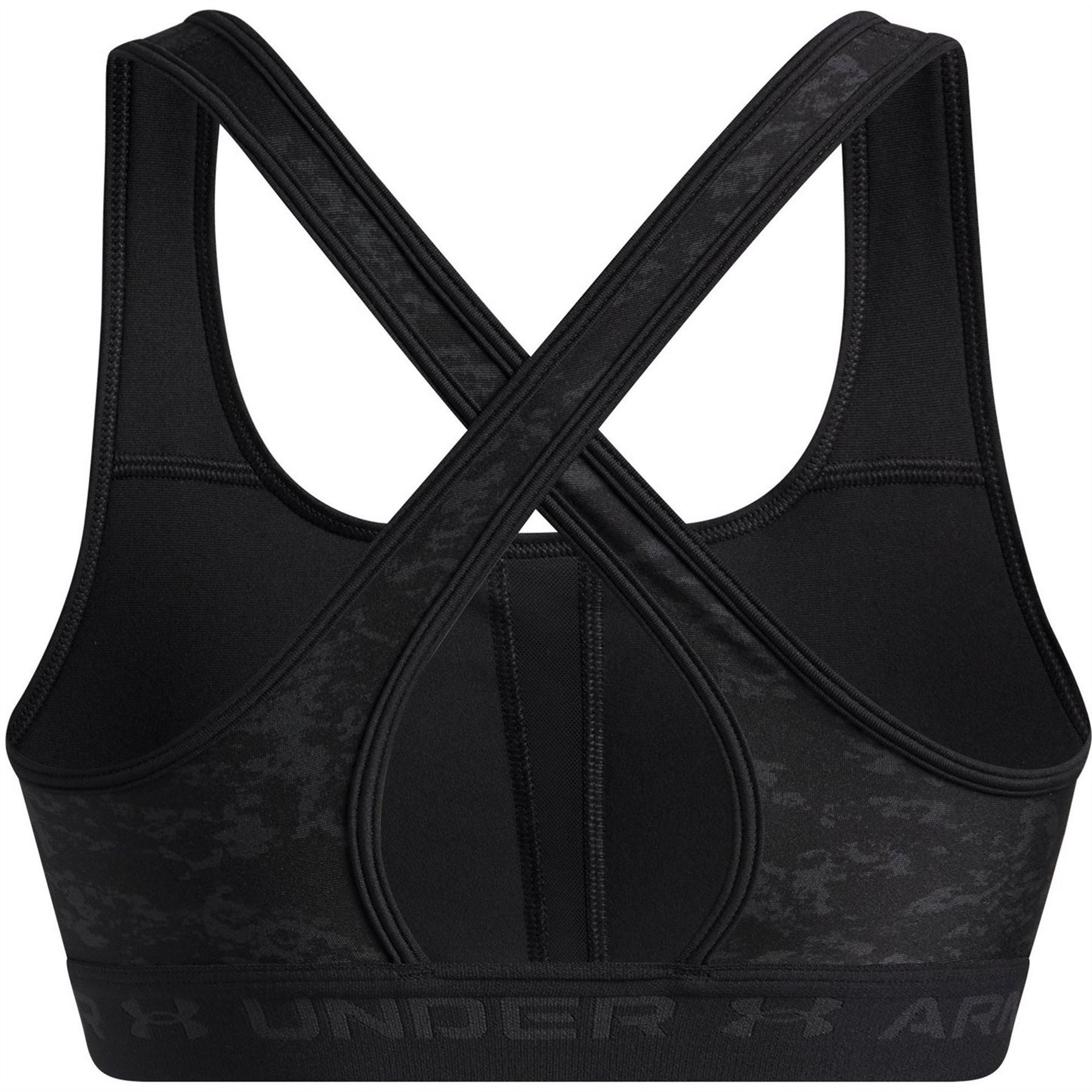 Under Armour Crossbodyack Mid Print Medium Impact Sports Bra