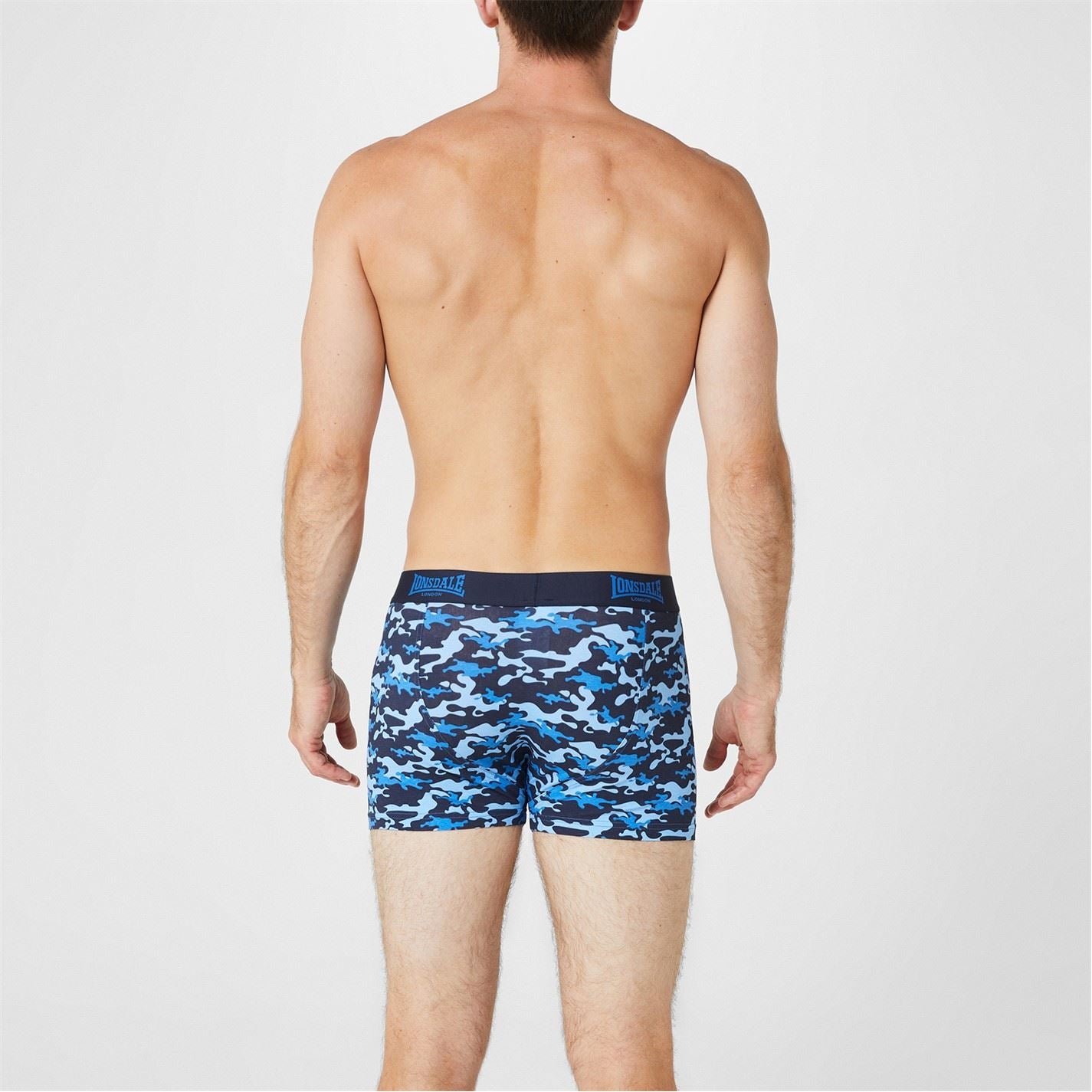 Lonsdale Mens 2 Pack Trunk