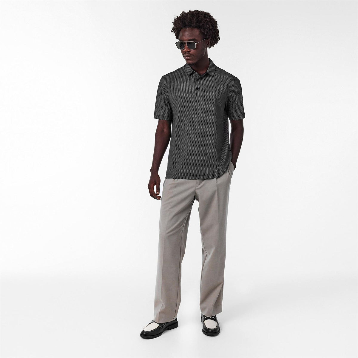 Armani Exchange Short Sleeve Polo Shirt